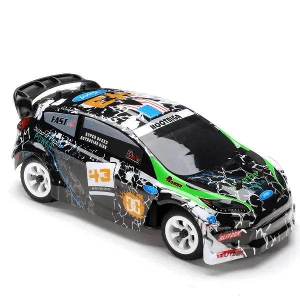WLtoys K989 1/28 Scale 2.4GHz 4WD Alloy Chassis Brushed RC Car - Ready-to-Run (RTR) Remote Control Vehicle for Indoor Racing, Backyard Drifting & Hobby Enthusiasts