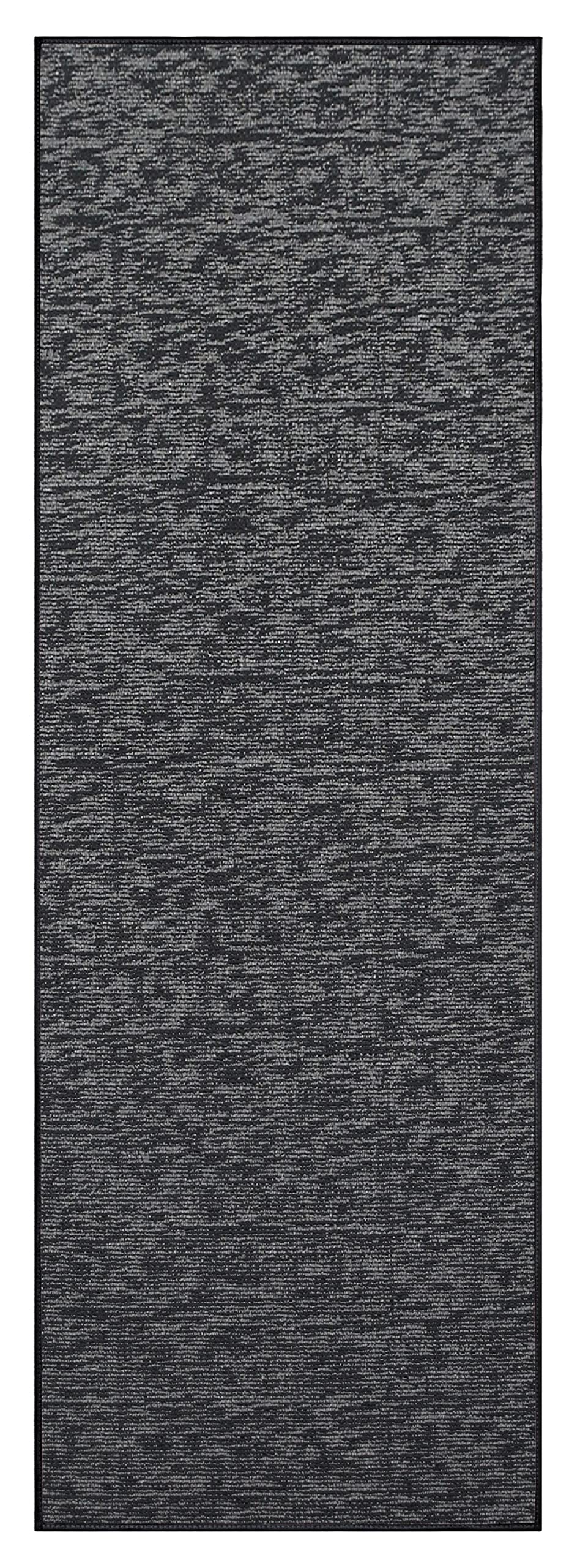Custom Size Dark Grey Indoor/Outdoor Area Rugs - 2' x 44' Ambient Carpet for Patio, Deck, Living Room & Bedroom Flooring