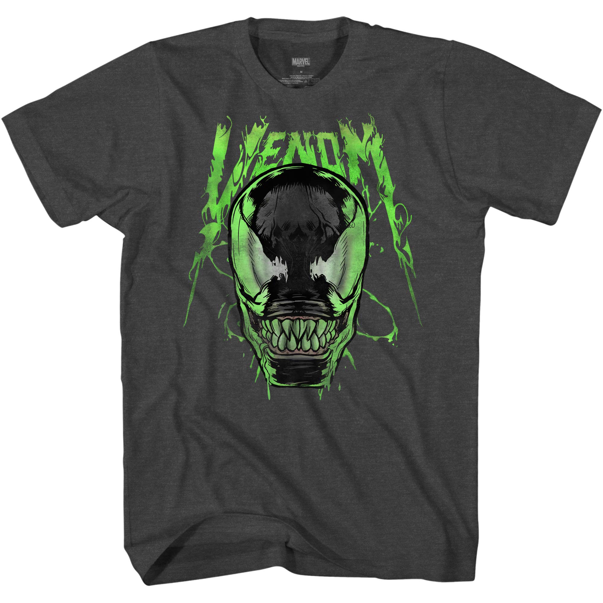 Marvel Venom Men's Graphic T-Shirt - Classic Throwback Comic Tee for Casual Wear & Superhero Fans - Perfect for Cosplay, Gifts & Everyday Outfits