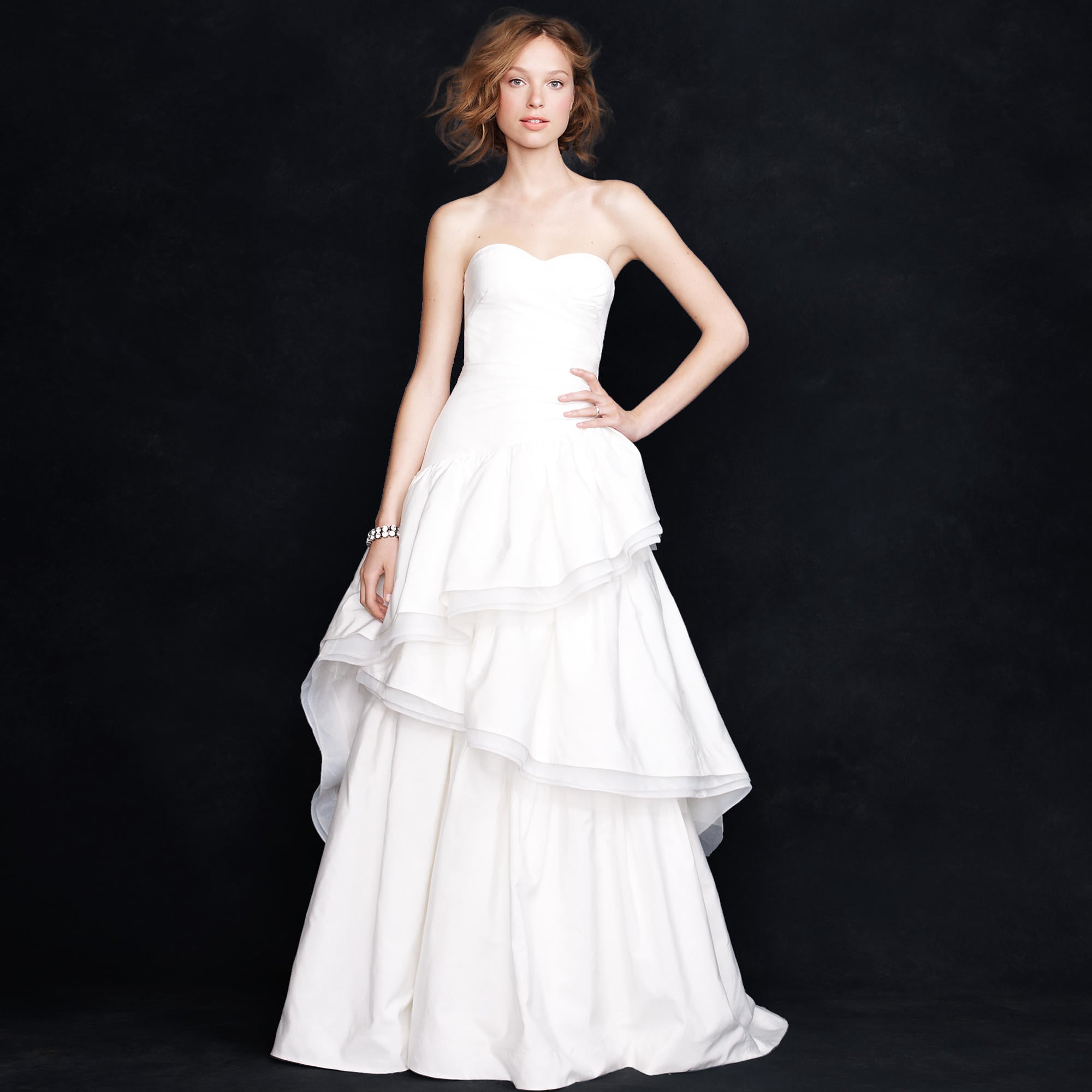 J. Crew Escalier Wedding Gown - Elegant Lace Bridal Dress for Bride | Perfect for Church Ceremony, Beach Wedding & Formal Reception