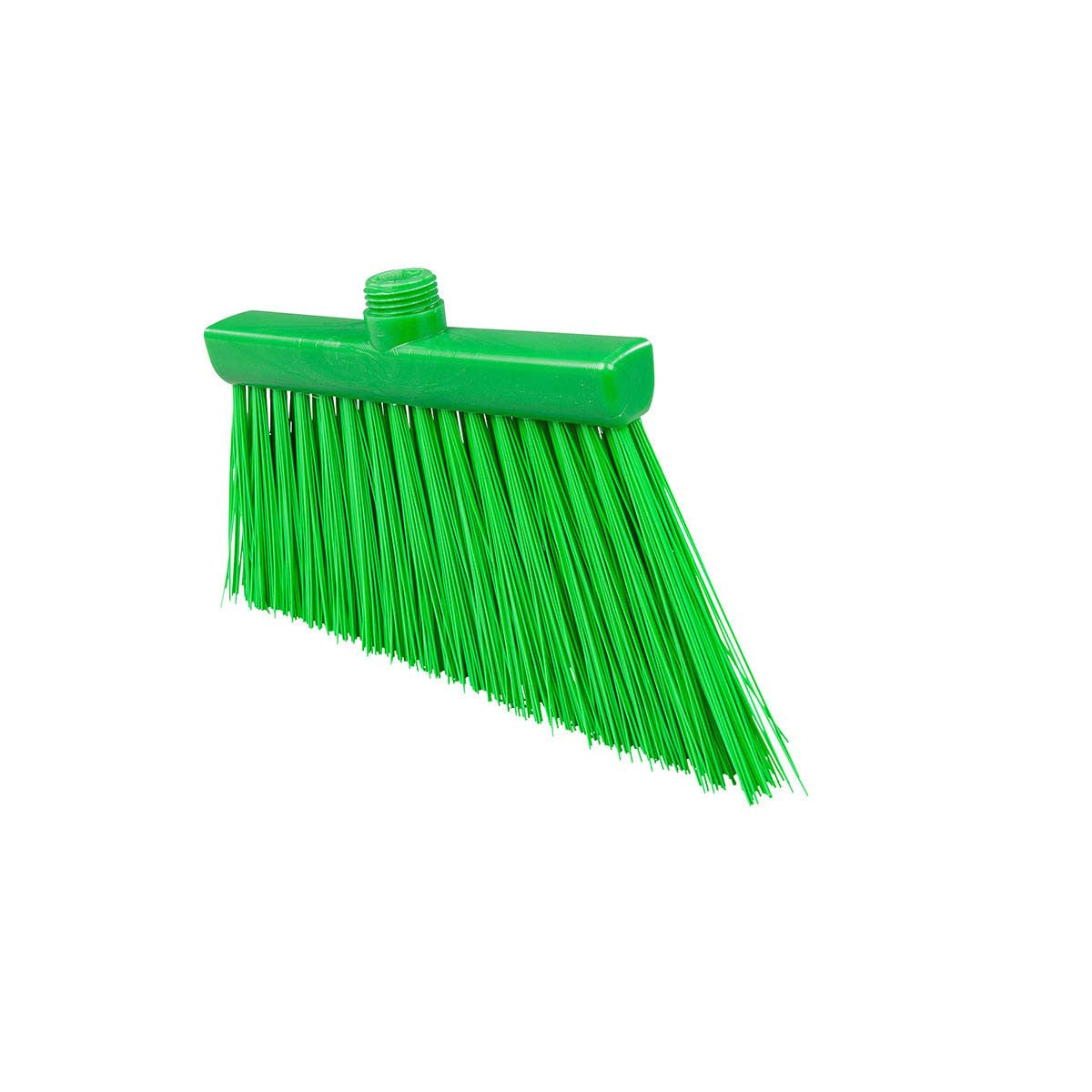 FBK 12 Upright Angled Sweeper Broom - Heavy Duty Indoor/Outdoor Cleaning Tool for Floors, Sidewalks & Garages (1 Pack)