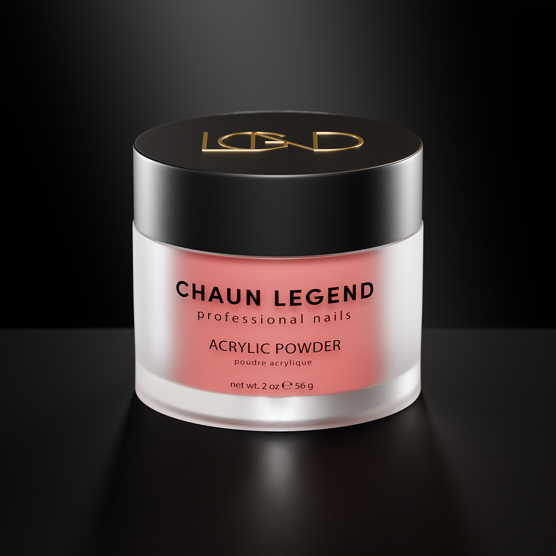 Chaun Legend Acrylic Powder 2oz - 162 Melon Mist Nail Art Dip Powder for Professional & DIY Manicures | Perfect for Salon, Home Use & Nail Extensions