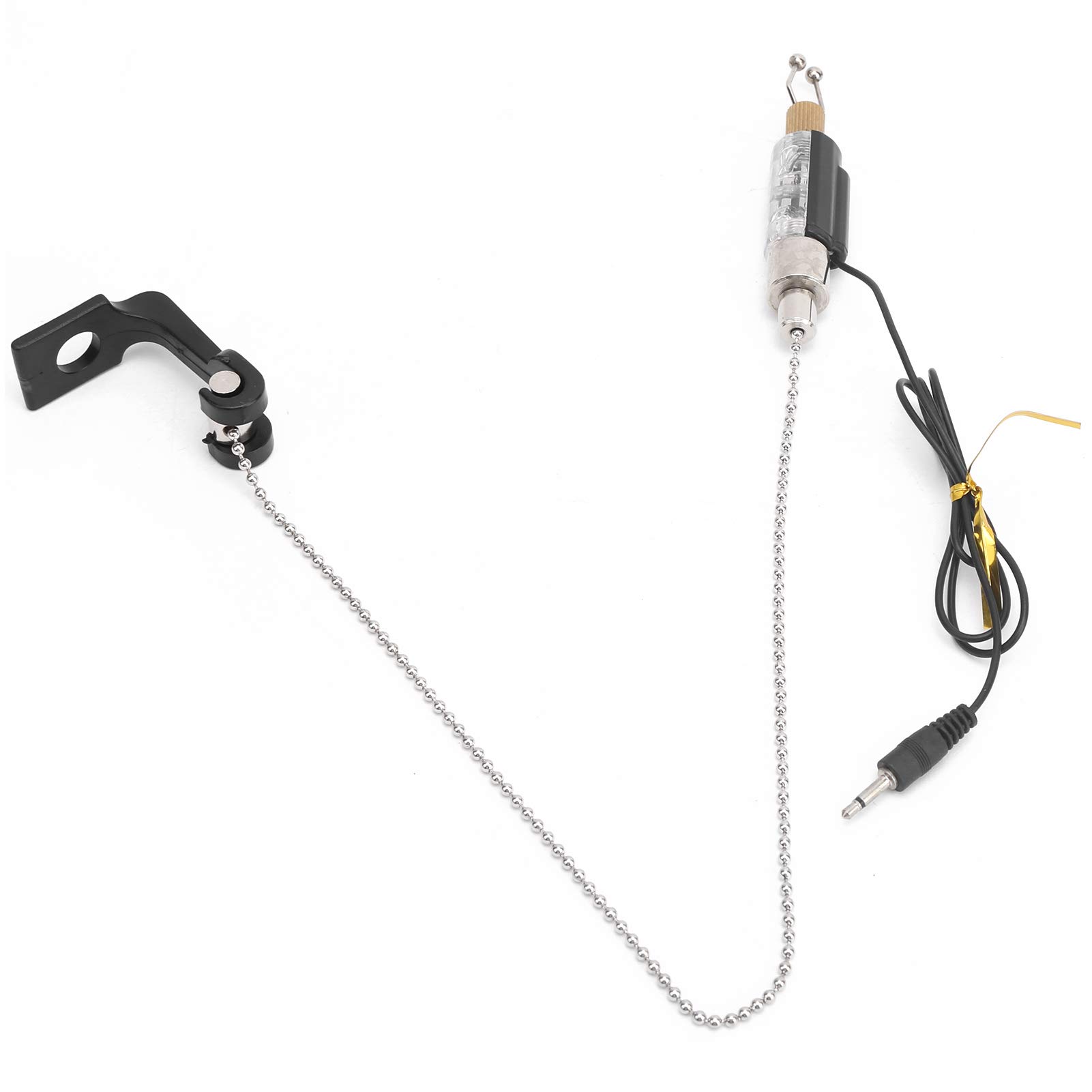 Stainless Steel Fishing Bite Alarm Indicator - Loud Bite Hanger with LED Light for Night Fishing | Fishing Tackle Accessory for Carp, Catfish, Bass | Perfect for Bank Fishing, Ice Fishing & Kayak Anglers