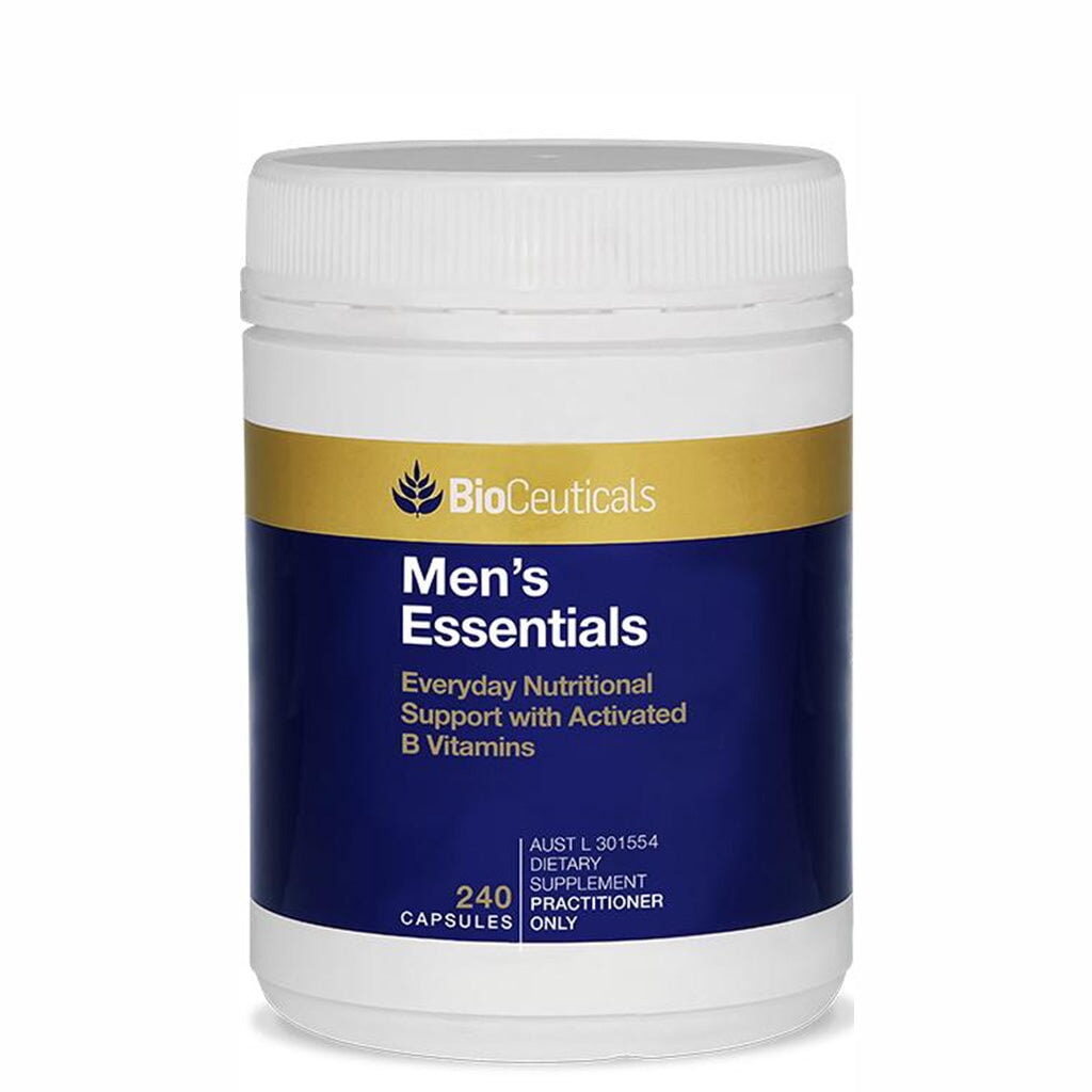 BioCeuticals Men's Essentials Multivitamin Supplement - Support Energy, Immunity & Vitality for Active Men | Daily Health & Wellness Routine