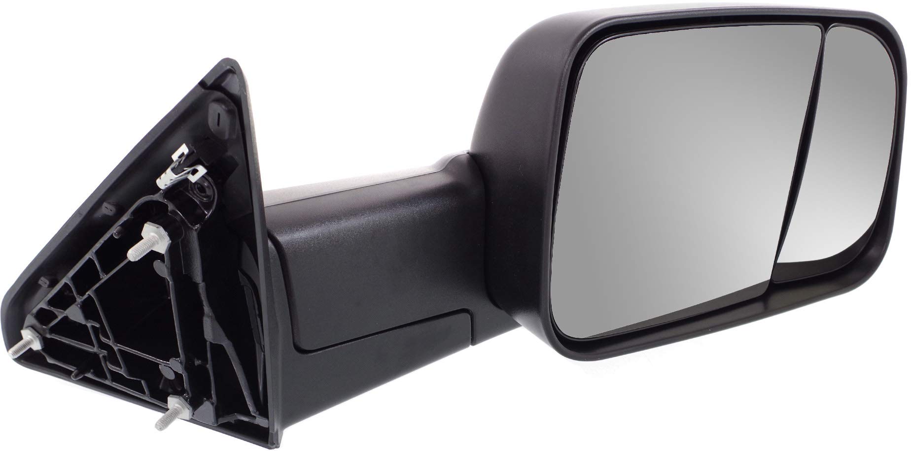 Garage-Pro Manual Remote Glass Blind Spot Mirror Compatible with Ram 1500/2500/3500 (2012-2022) & 1500 Classic (2019-2022) - Passenger Side Towing Mirror - Perfect for Enhanced Visibility & Safe Lane Changes