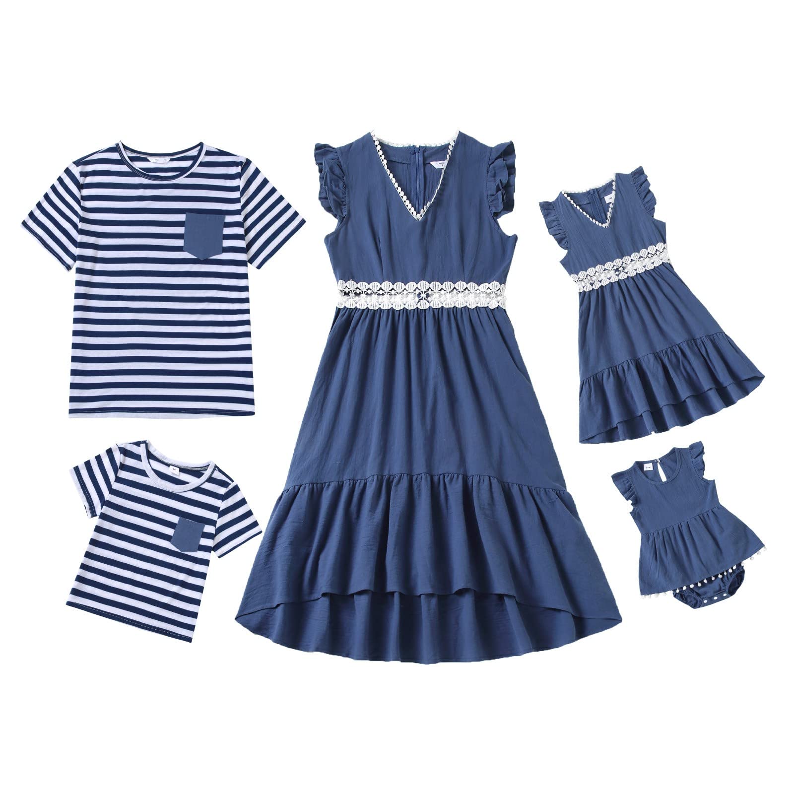 Matching Family Outfits for Vacation - Daddy Mommy and Me Sets, Women's Dresses, Men's Shirts, Baby Rompers | Perfect for Family Photos, Beach Trips & Holiday Gatherings