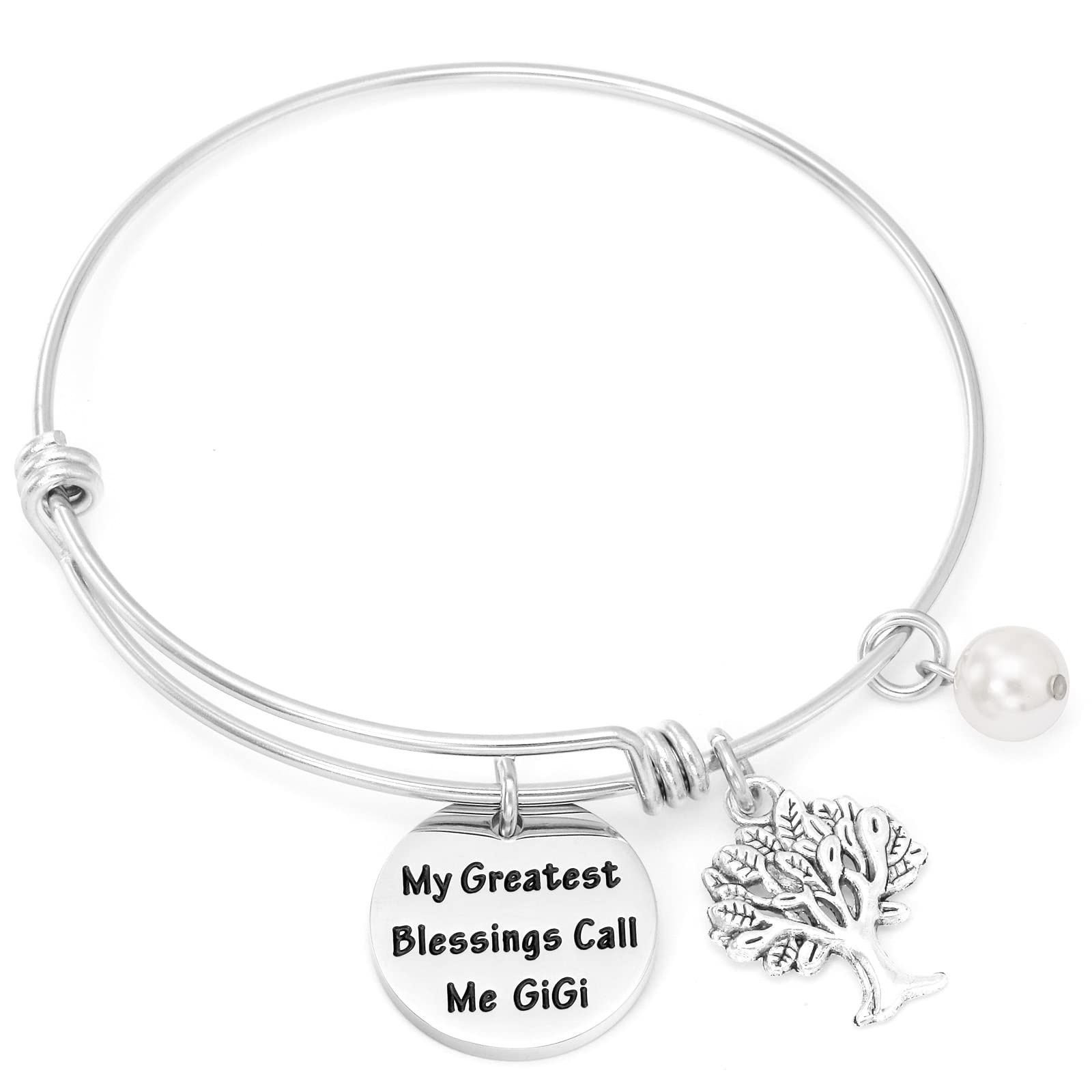 Kivosliviz Gigi Bracelet - Unique Birthday, Christmas & Mother's Day Gift for Grandma Gigi - Perfect for Special Occasions & Heartfelt Moments