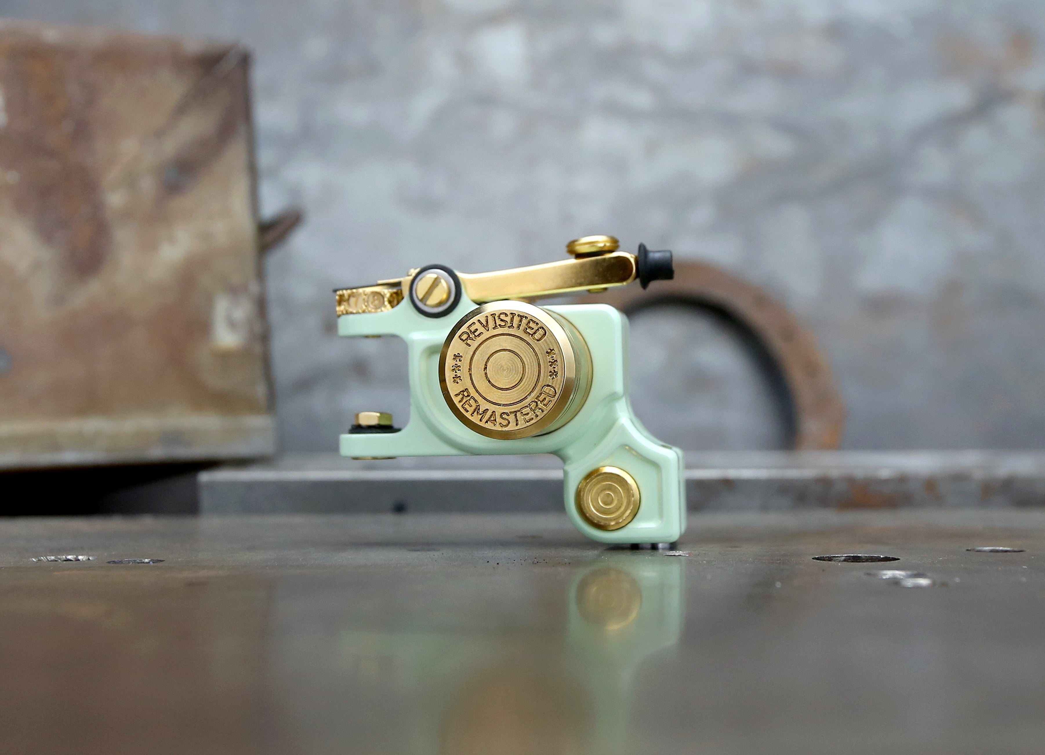 Limited Edition Dan Kubin Seafoam & Gold V3R Sidewinder Knife - Premium EDC Folding Pocket Knife for Outdoor, Camping & Everyday Carry