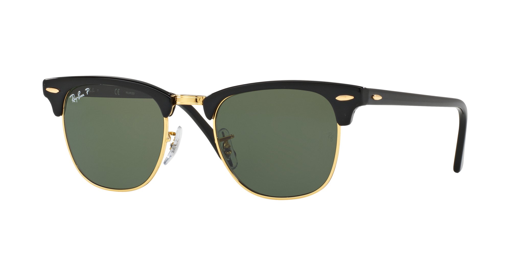 Ray-Ban RB3016 Clubmaster Classic Sunglasses with Lens Cleaning Kit & Case – Retro Style for Men & Women – Perfect for Outdoor Activities, Driving & Fashion