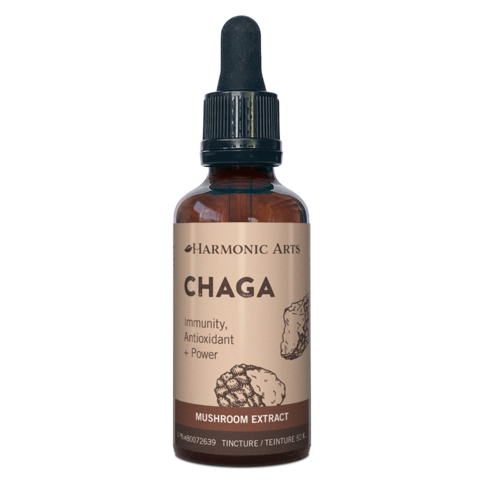 Organic Chaga Mushroom Extract Tincture - Immune Support & Antioxidant Boost - Natural Herbal Supplement for Wellness & Energy - Perfect for Daily Health Routine & Detox
