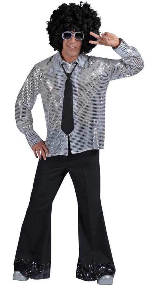 Funny Disco Pants for Men - Retro 70s Style Party Pants, Large Size - Perfect for Halloween Costumes, Dance Parties & Themed Events