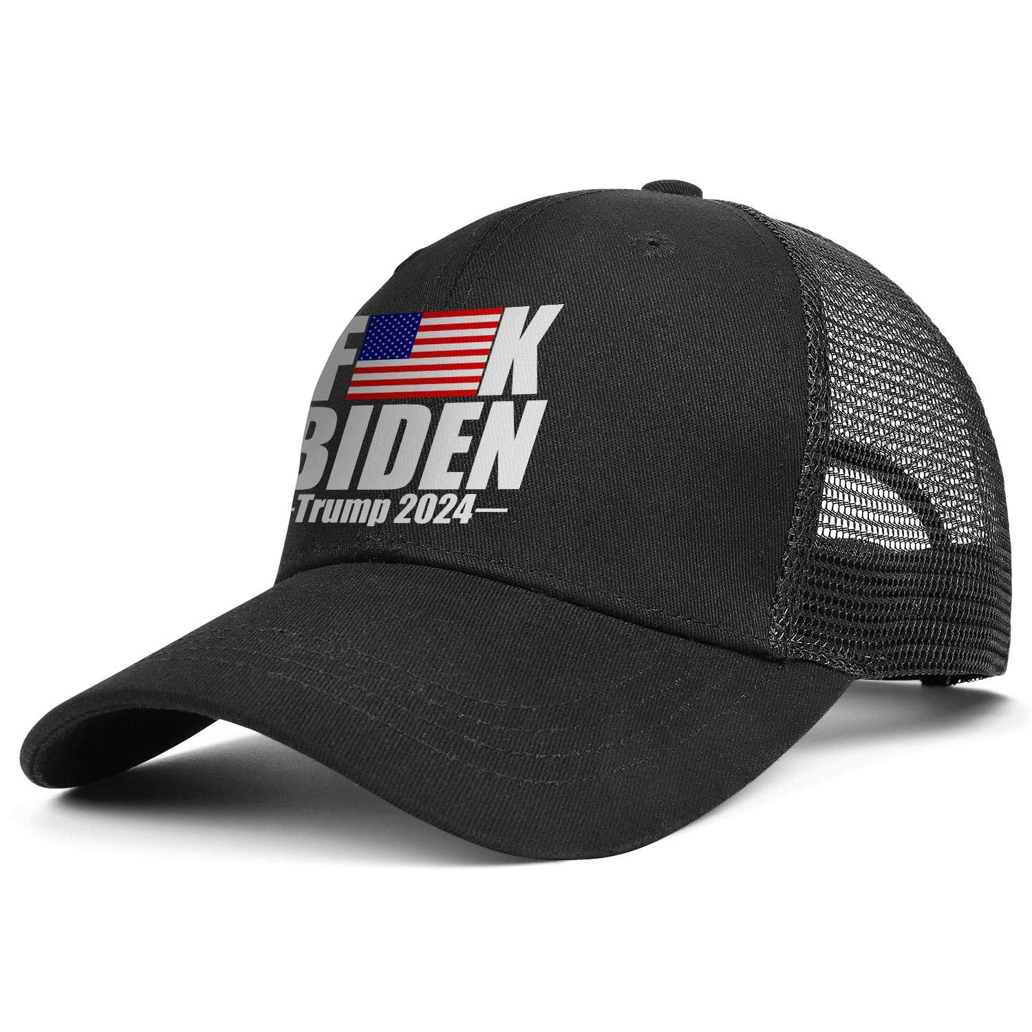 Trump 2024 Adjustable Trucker Hat - Vintage Baseball Cap for Men & Women - Dad Hat with Flat Brim - Perfect for Political Rallies, Outdoor Events & Casual Wear