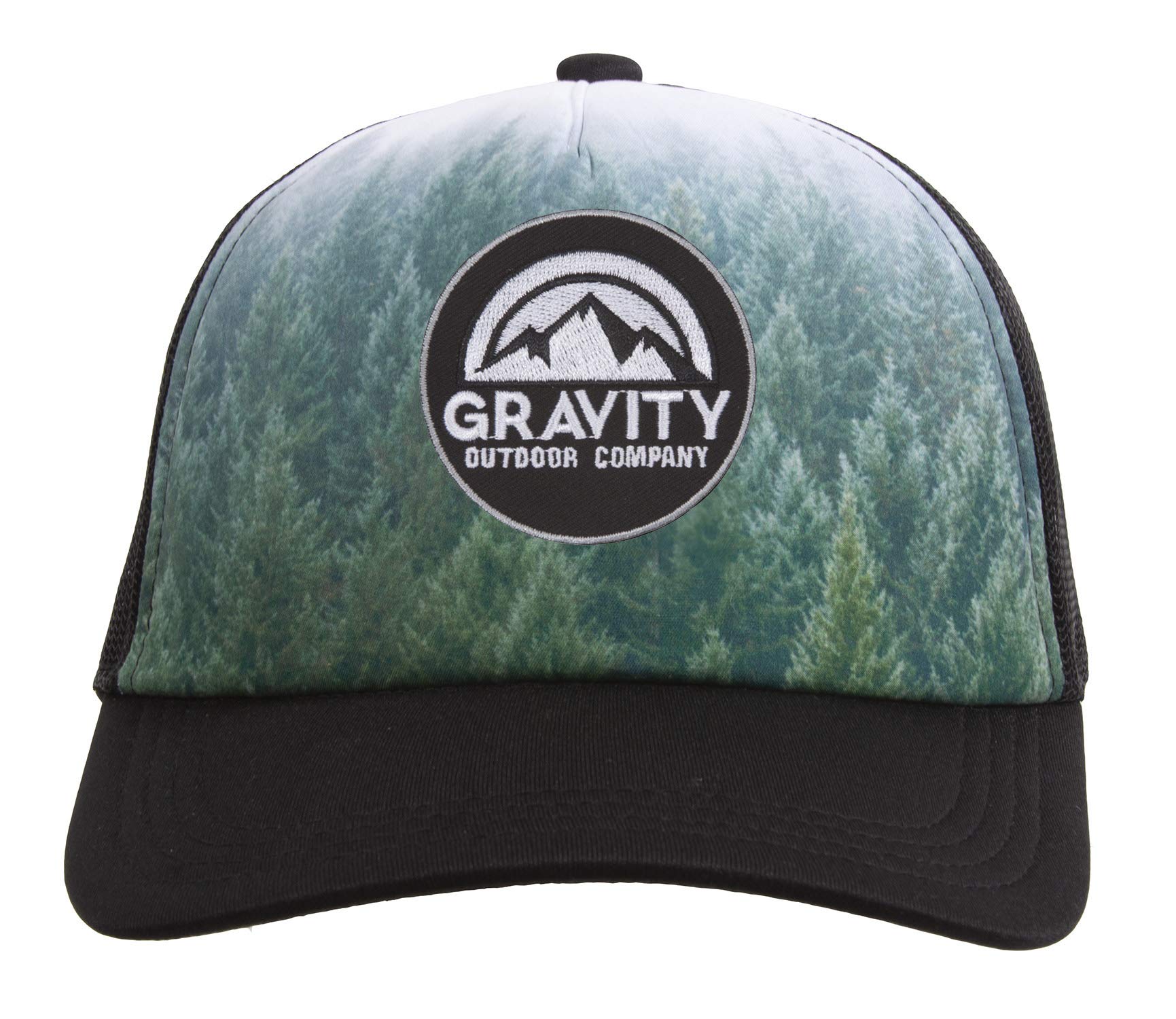 Gravity Outdoor Photo Real Trucker Hat with Patch - Stylish & Durable for Hiking, Camping & Outdoor Adventures