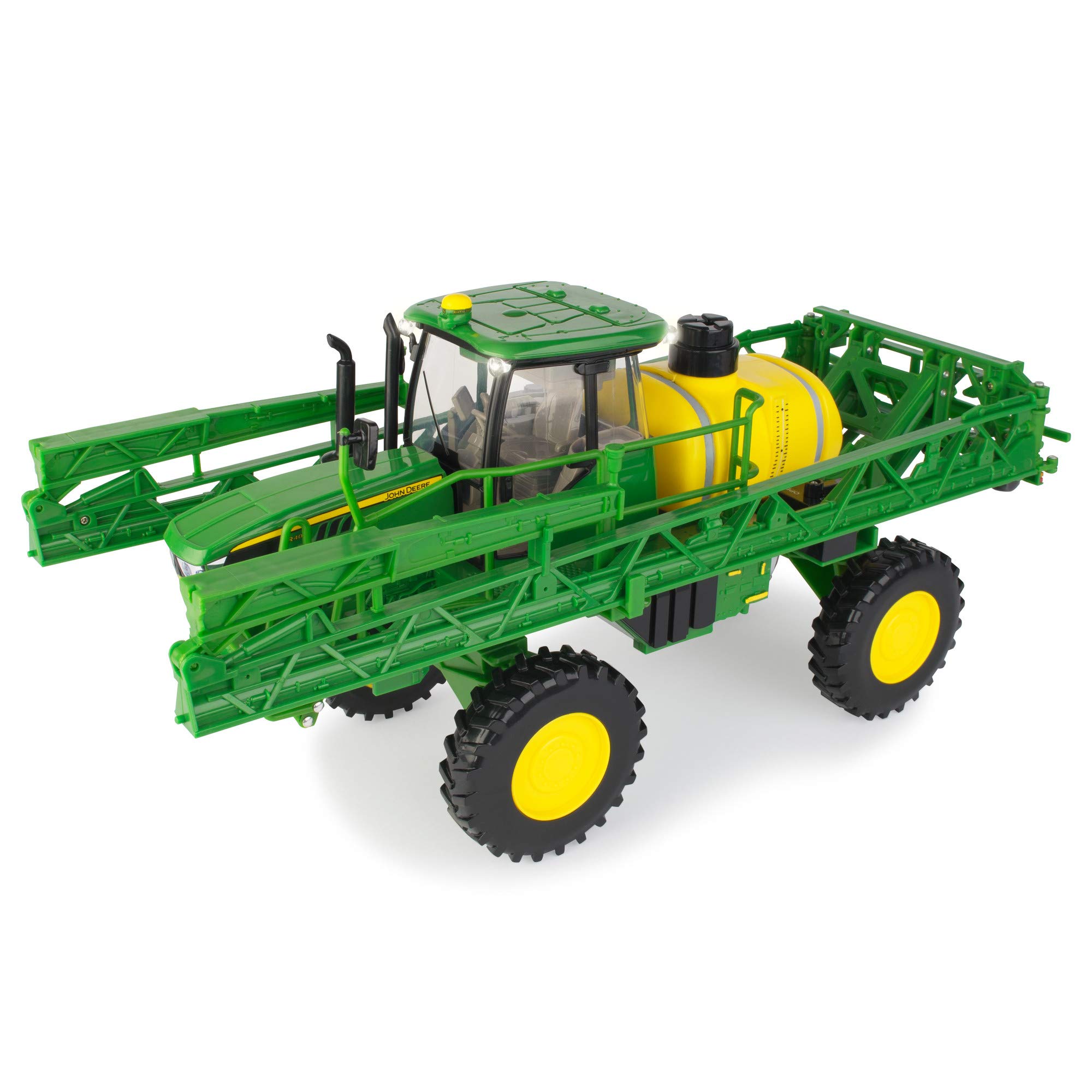 John Deere R4023 Self-Propelled Sprayer Toy Tractor 1:16 Scale with Working Water Sprayer, Lights & Sounds - Realistic Farm Vehicle for Kids Ages 3+ | Perfect for Pretend Play, Farm-Themed Birthday Gifts & Educational Role-Playing Activities