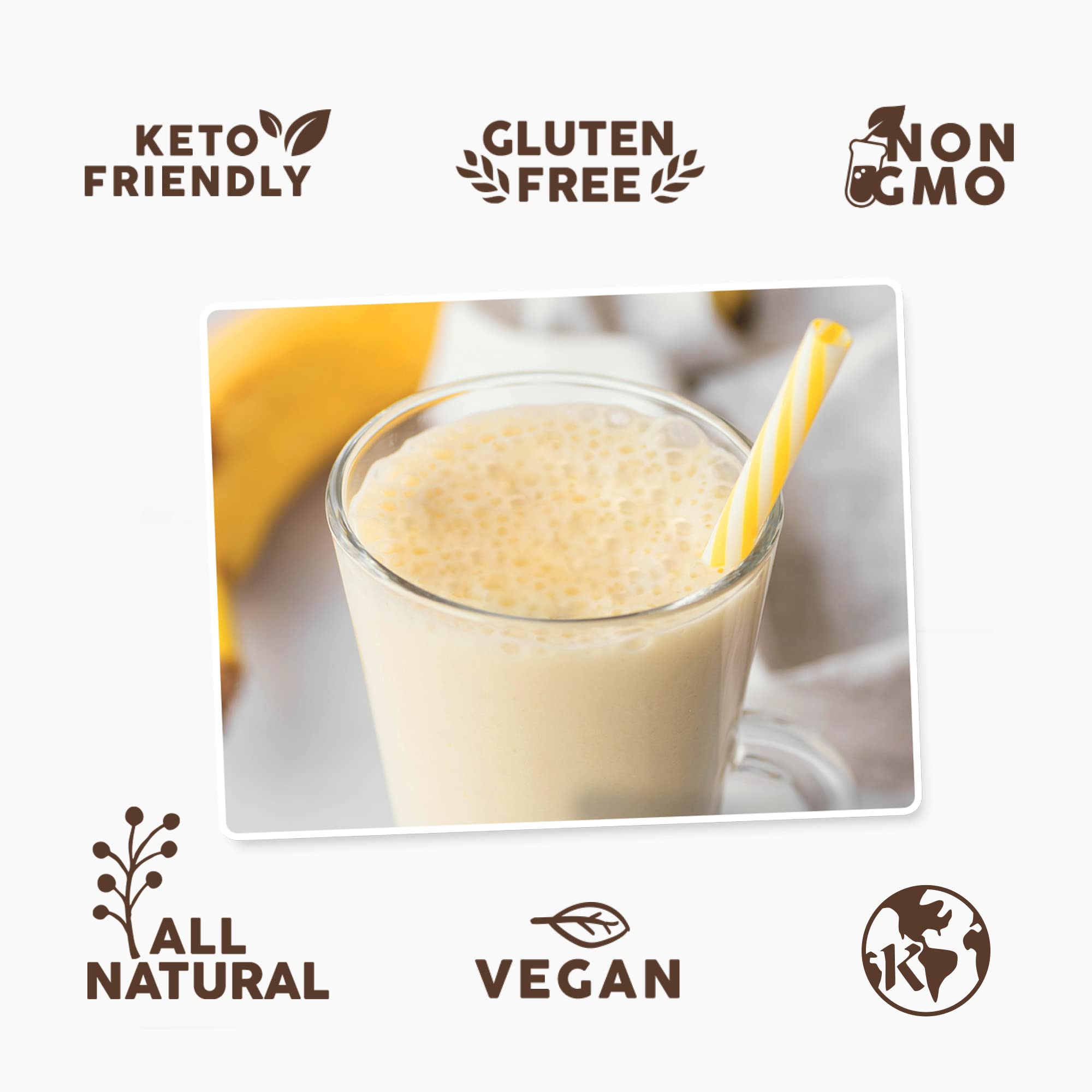 Pasokin All-Natural Powdered Peanut Butter - Gluten-Free Peanut Powder from Roasted Cold-Pressed High Oleic Peanuts | No Sugar Added, Non-GMO, Plant-Based Protein | Keto & Vegan Friendly (18oz) - Perfect for Smoothies, Baking & Healthy Snacks