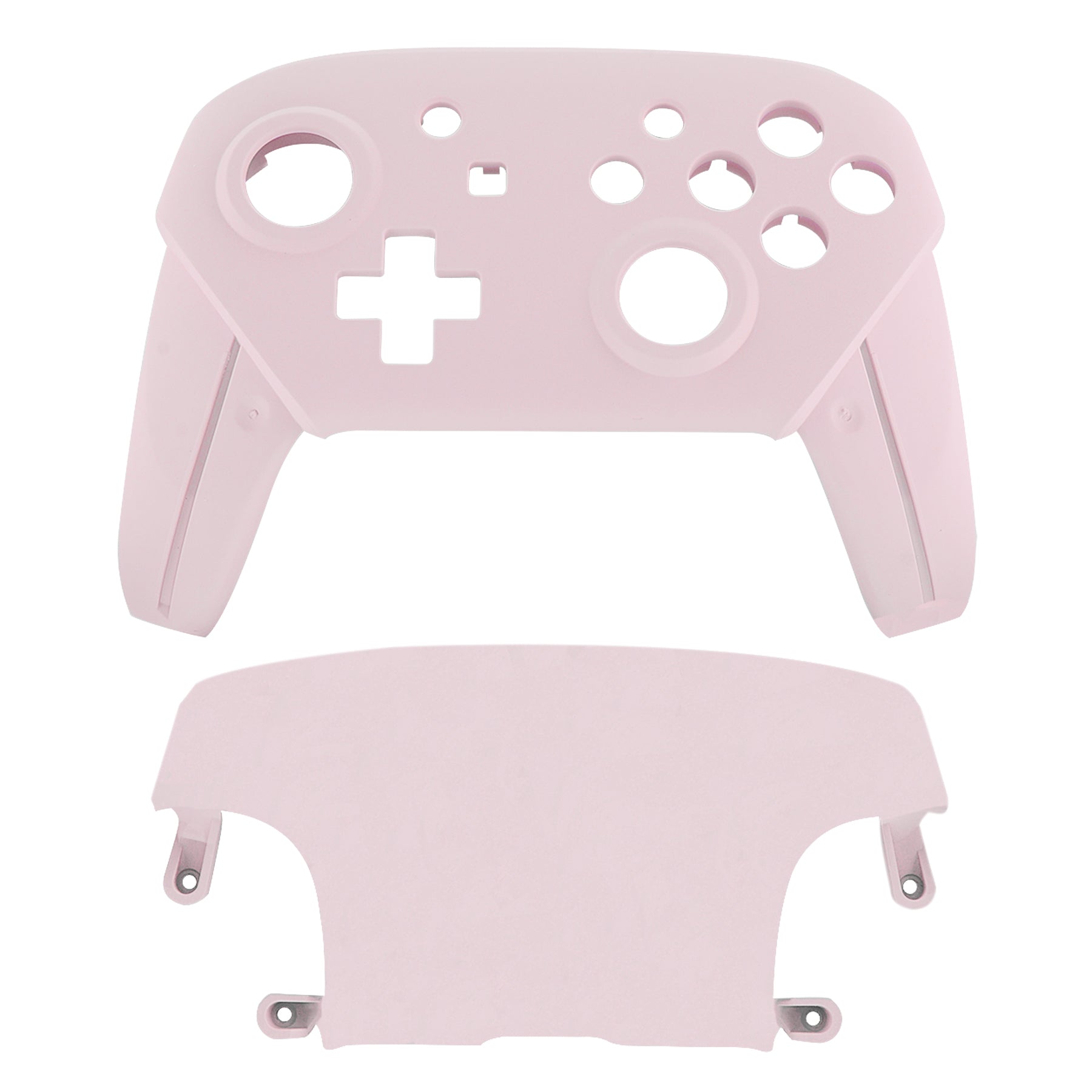 eXtremeRate Cherry Blossoms Pink Faceplate & Backplate for Nintendo Switch Pro Controller - DIY Replacement Shell Case (Controller Not Included) MRP307 | Perfect for Customization, Gaming Setup & Gift Giving