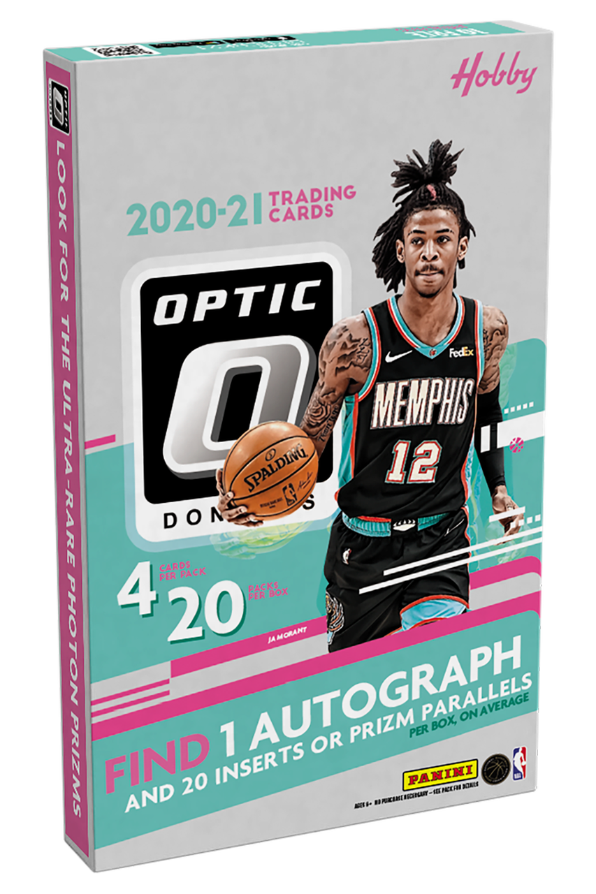 2020-2021 Panini Donruss Optic Basketball Hobby Box - 24 Packs with Autograph & Memorabilia Cards - Collect NBA Stars - Perfect for Trading, Investing & Displaying in Your Sports Collection