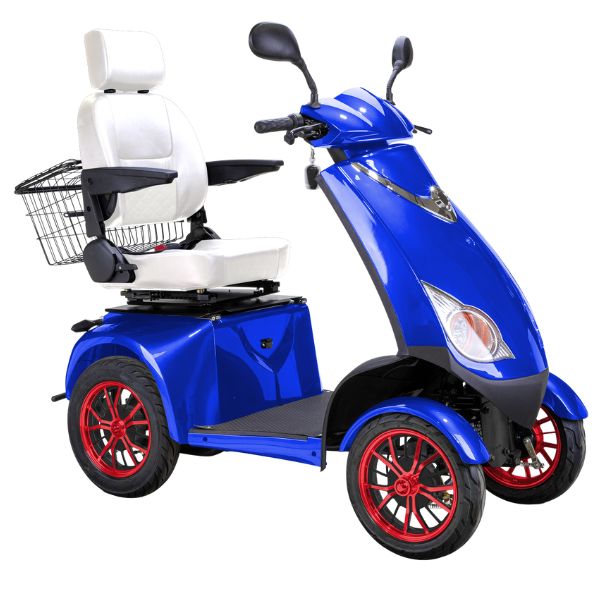 Premium Platinum Bariatric 4-Wheel Mobility Scooter for Heavy Adults - Heavy Duty Electric Wheelchair for Indoor & Outdoor Use - Ideal for Shopping, Travel, and Daily Mobility Assistance
