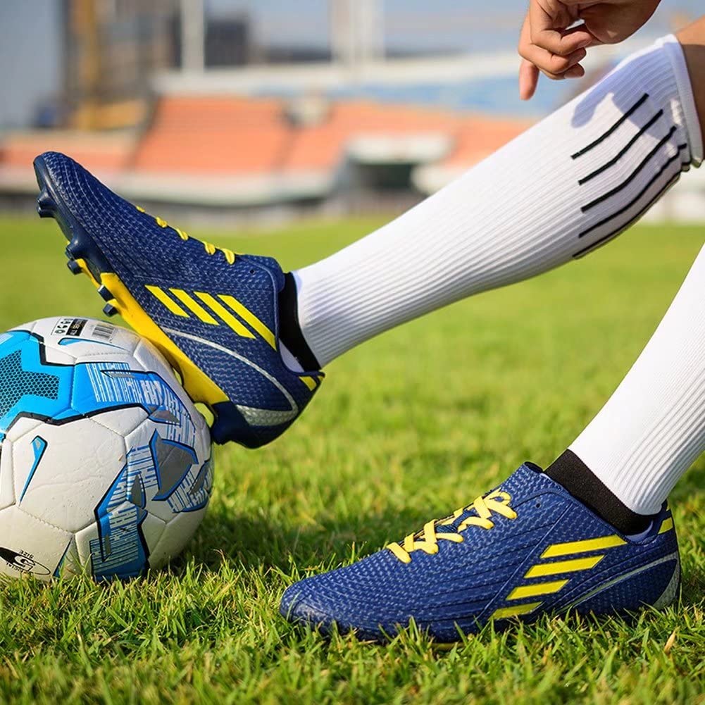 TOLLN Men's & Youth Soccer Cleats - Lightweight Football Shoes for Turf & Grass - Perfect for Training, Matches & Outdoor Sports