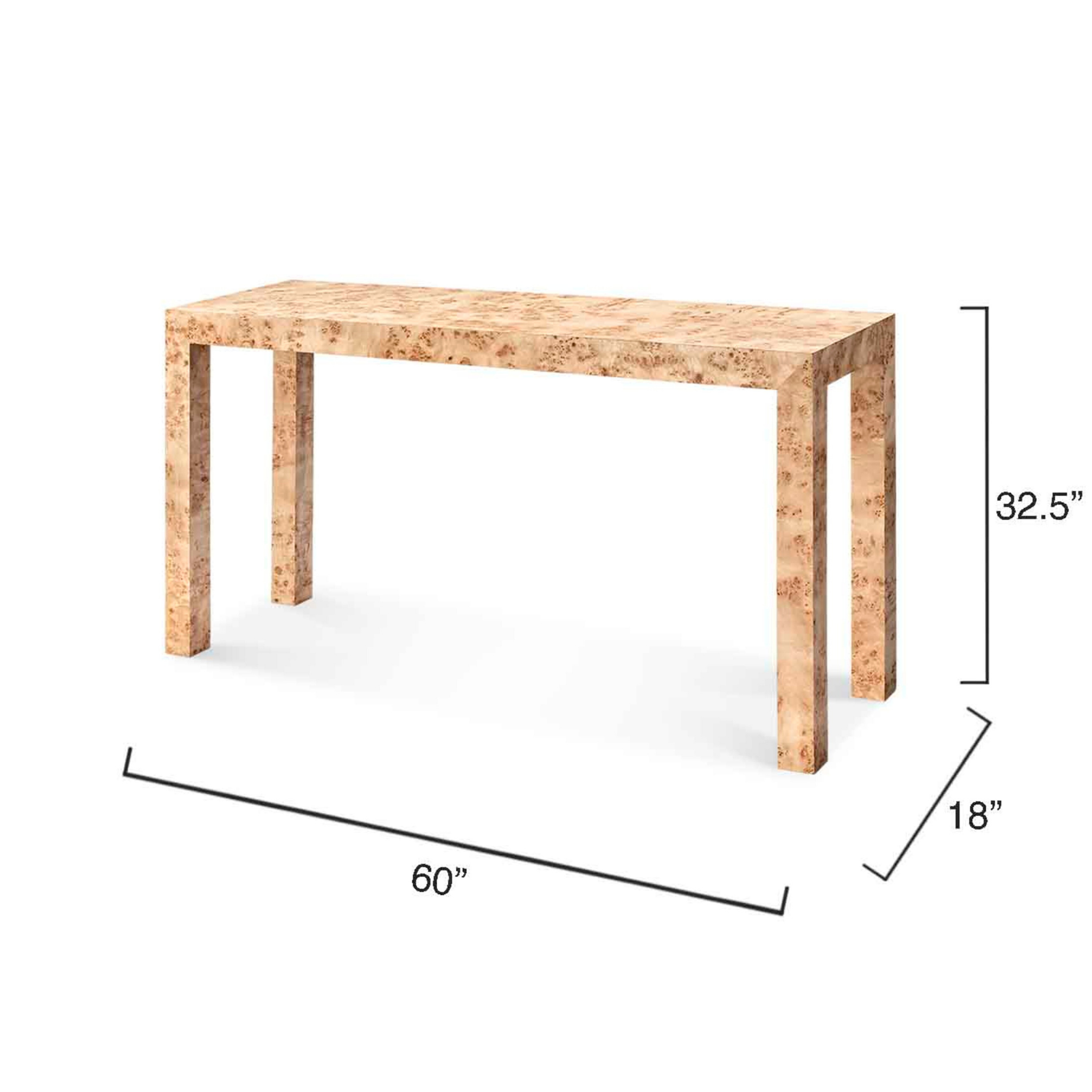 Modern Wooden Archer Console Table - Entryway Sofa Table, Hallway Accent Table for Home Decor - Perfect for Living Room, Bedroom, or Foyer