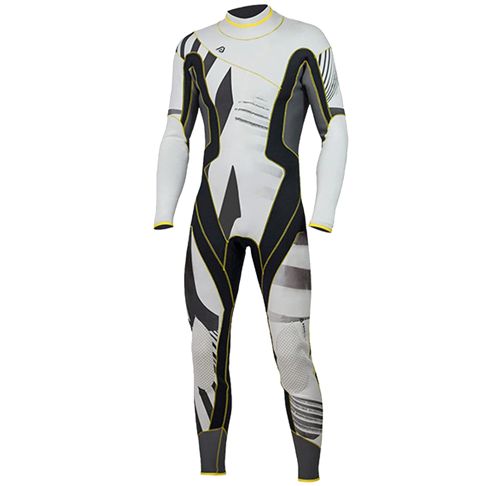 3MM Men's Full Body Wetsuit - 16 Sizes Long Sleeve Diving Suit for Scuba, Snorkeling, Surfing & Water Sports | Perfect for Ocean Adventures, Beach Swimming & Kayaking