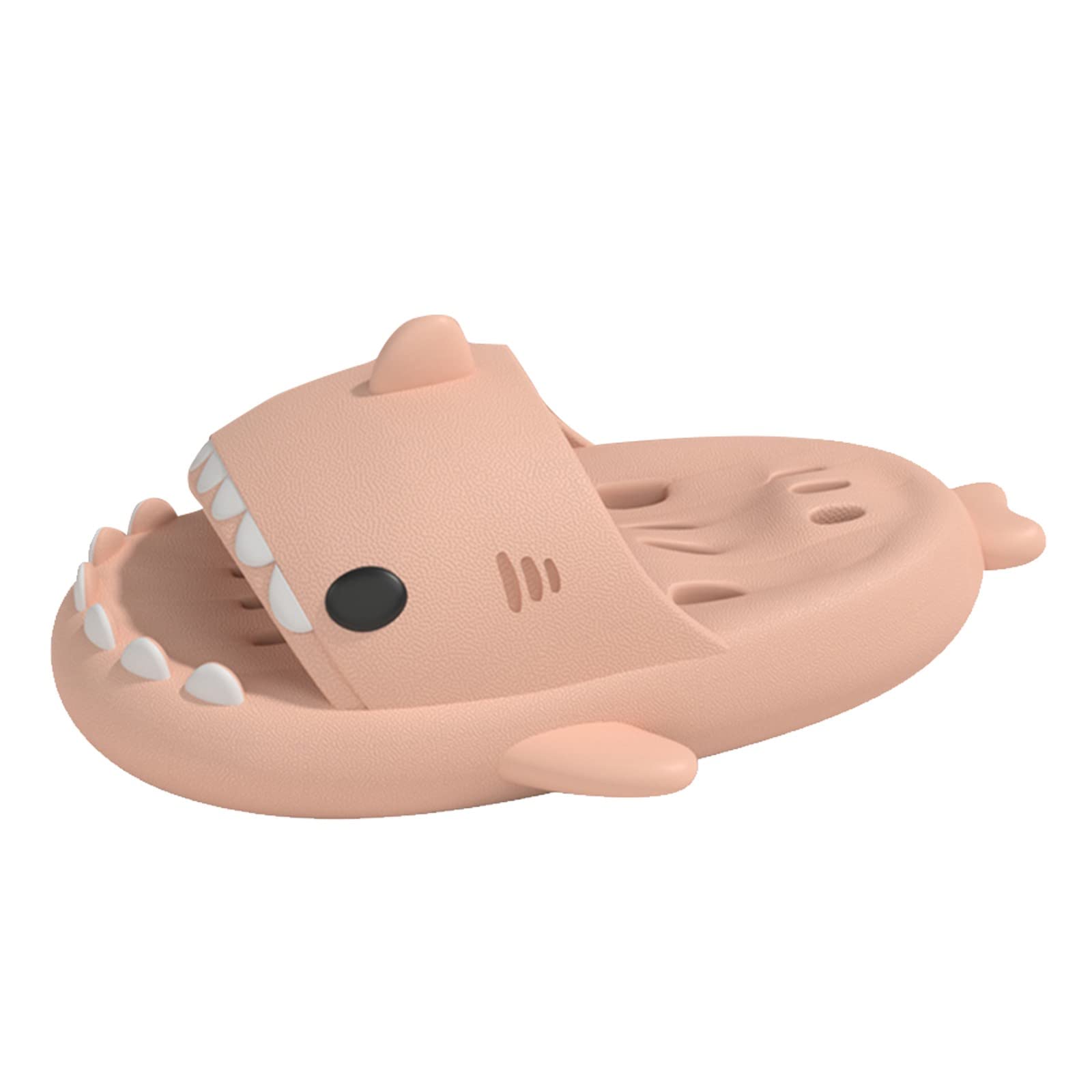 **Cloudy Shark Slides for Women - Cute Open-Toe Cloud Slippers, Summer House Slippers Size 11 - Perfect for Lounging at Home or Beach Wear**