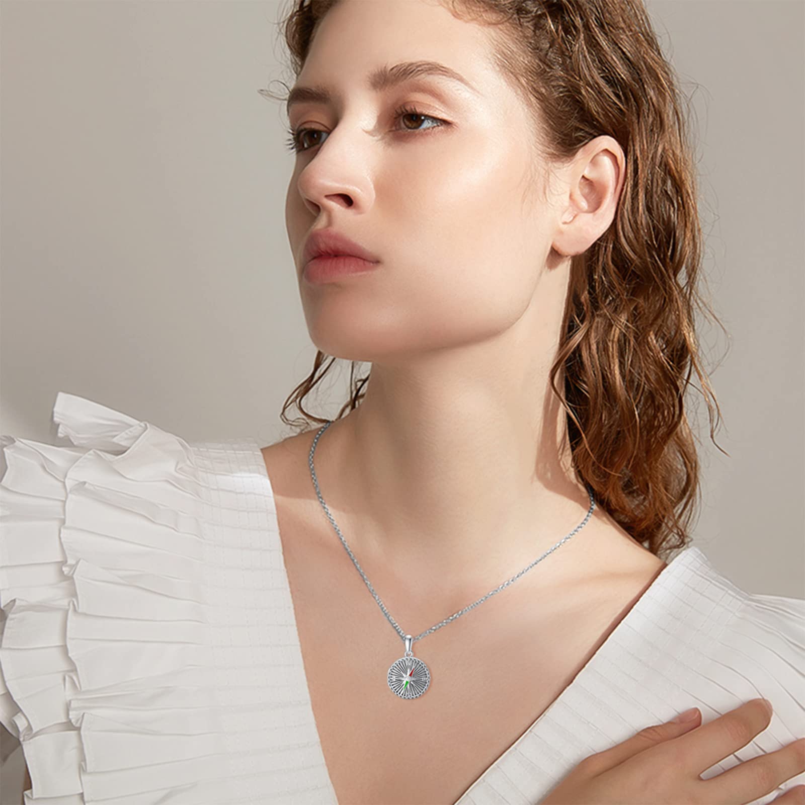 SOULMEET Graduation Gifts for Women - Class of 2023/2024/2025 Photo Locket Necklace with 2 Picture Compass & Nursing Pendant - Perfect for Nursing Students, Graduation Ceremony & Congratulation Gifts