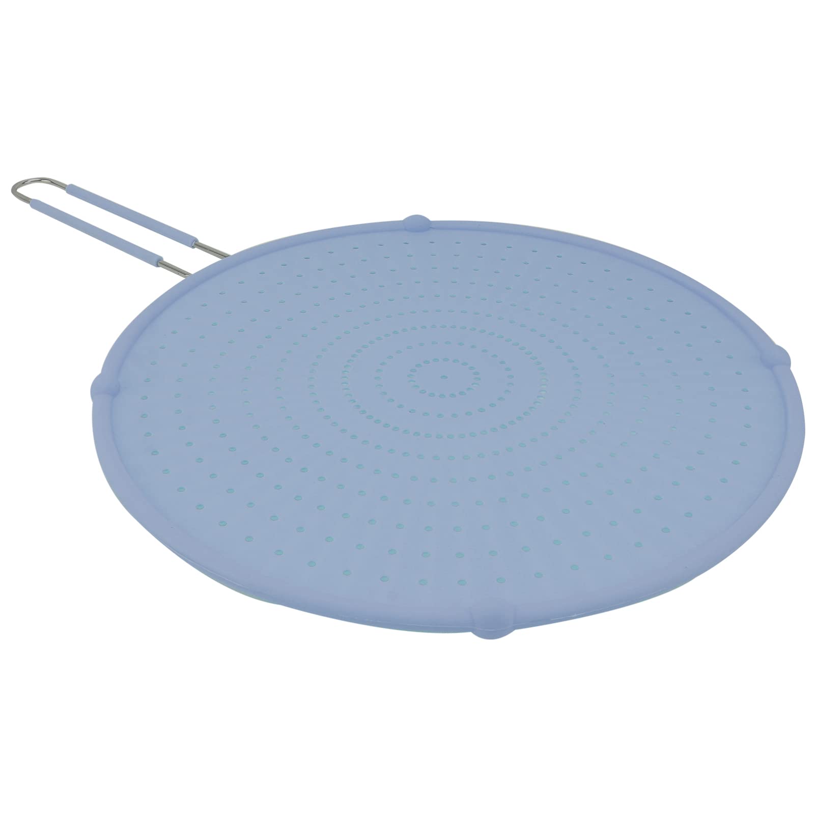 Premium Silicone Strainer & Splatter Screen Set - Non-Slip Oven Pan Cover, Grease Guard Lid for Pots & Pans - Ideal for Frying, Baking & Sauteing to Keep Kitchen Clean