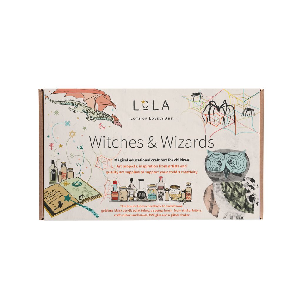 LoLA The Witches and Wizards Art Box - Premium Collectible Storage Case for Magic Themed Board Games & Fantasy Decor