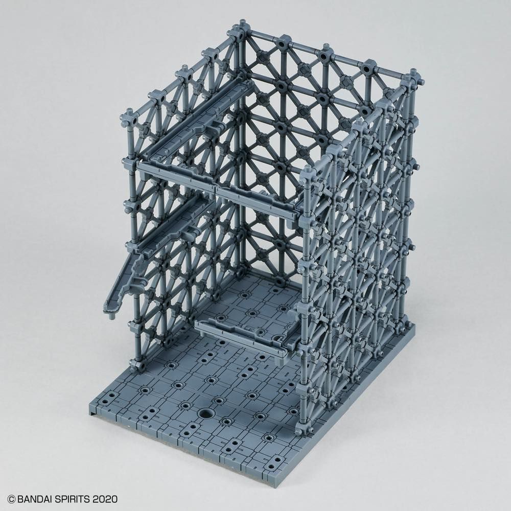 Bandai 30 Minutes Missions Customize Scene Base #07 (Truss Base Ver.) Model Kit - Perfect for Gundam & Mecha Diorama Displays, Action Figure Photography, and Tabletop Wargaming Scenes