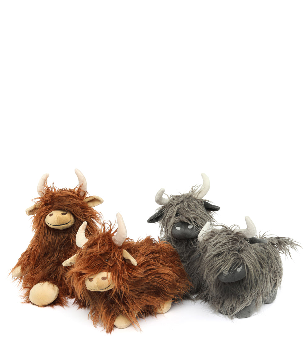 Highland Cow Plush Toy - Soft and Cuddly Stuffed Animal for Kids and Adults | Perfect for Nursery Decor, Gift Giving, and Collectors
