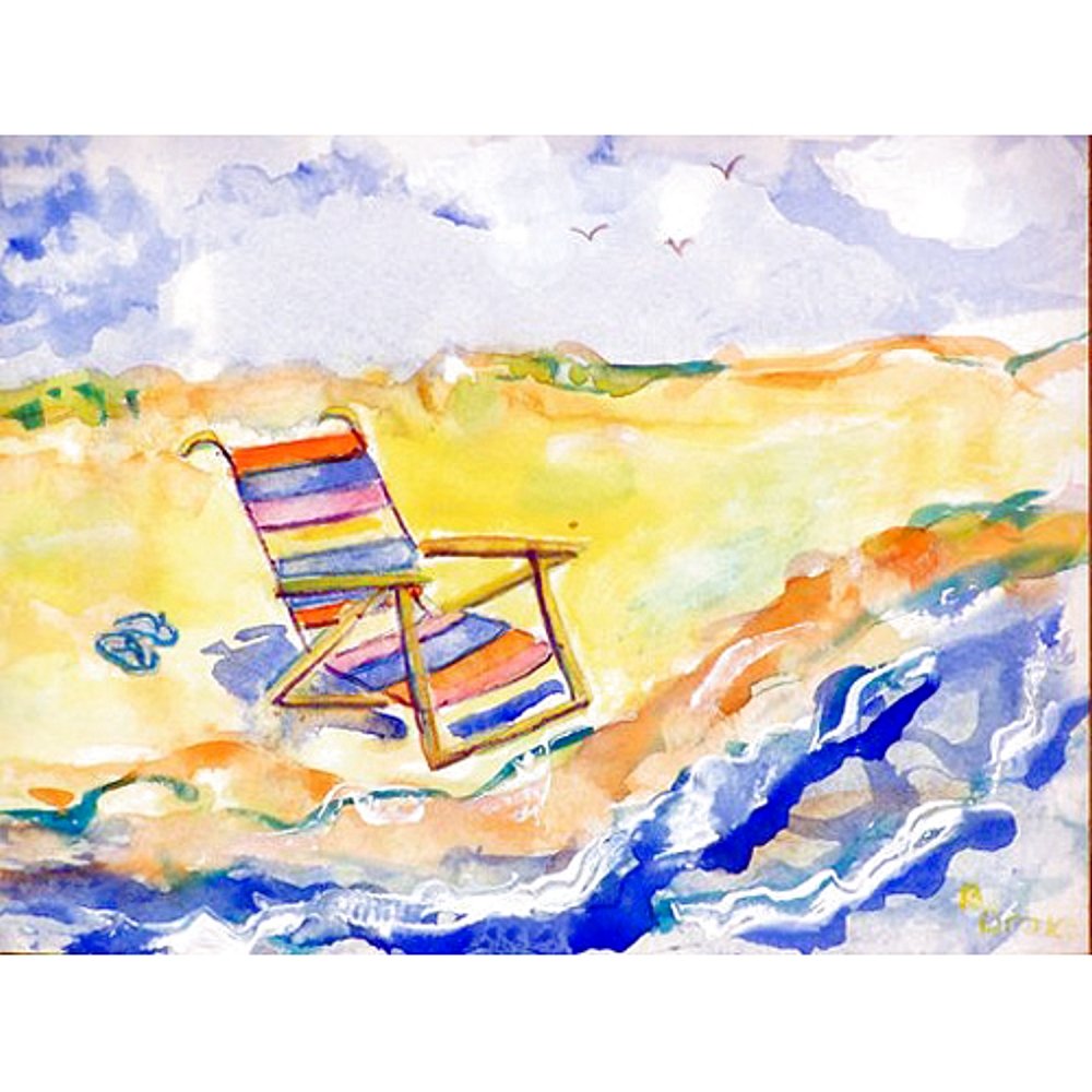 Betsy Drake PM518 Betsy's Chair Placemat Set of 4 - Premium Table Mats for Dining Room, Kitchen, and Restaurant Use
