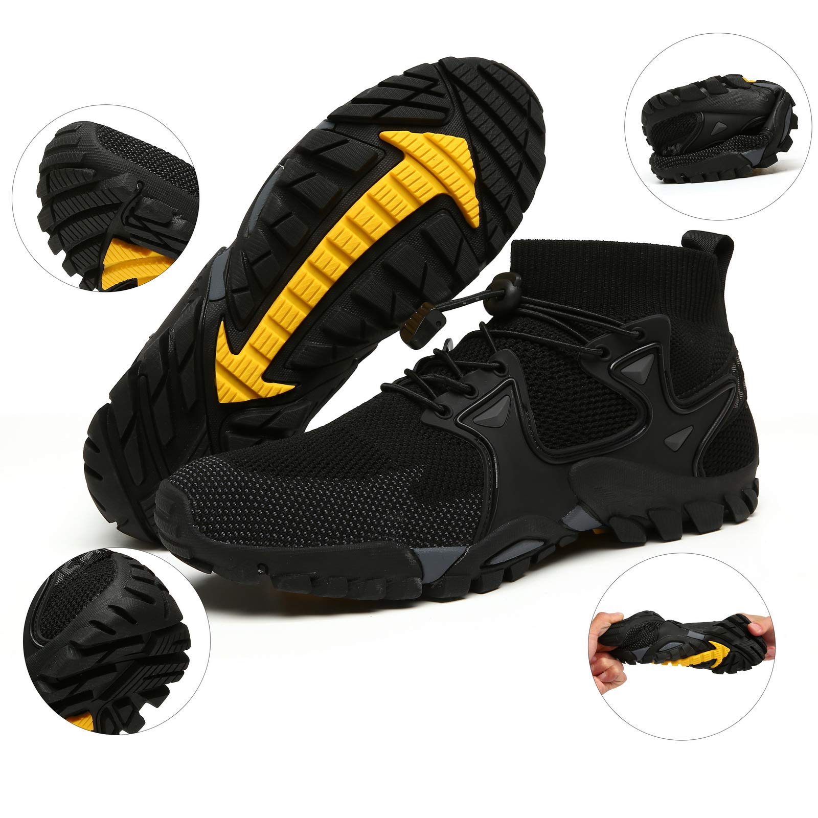 **Men's & Women's Hiking Shoes - Lightweight Trail Running & Trekking Sneakers for Outdoor Sports - Slip-Resistant Walking & Jogging Shoes - Barefoot Design for Travel & Fitness (Ideal for Hiking, Running, and Gym Workouts)**