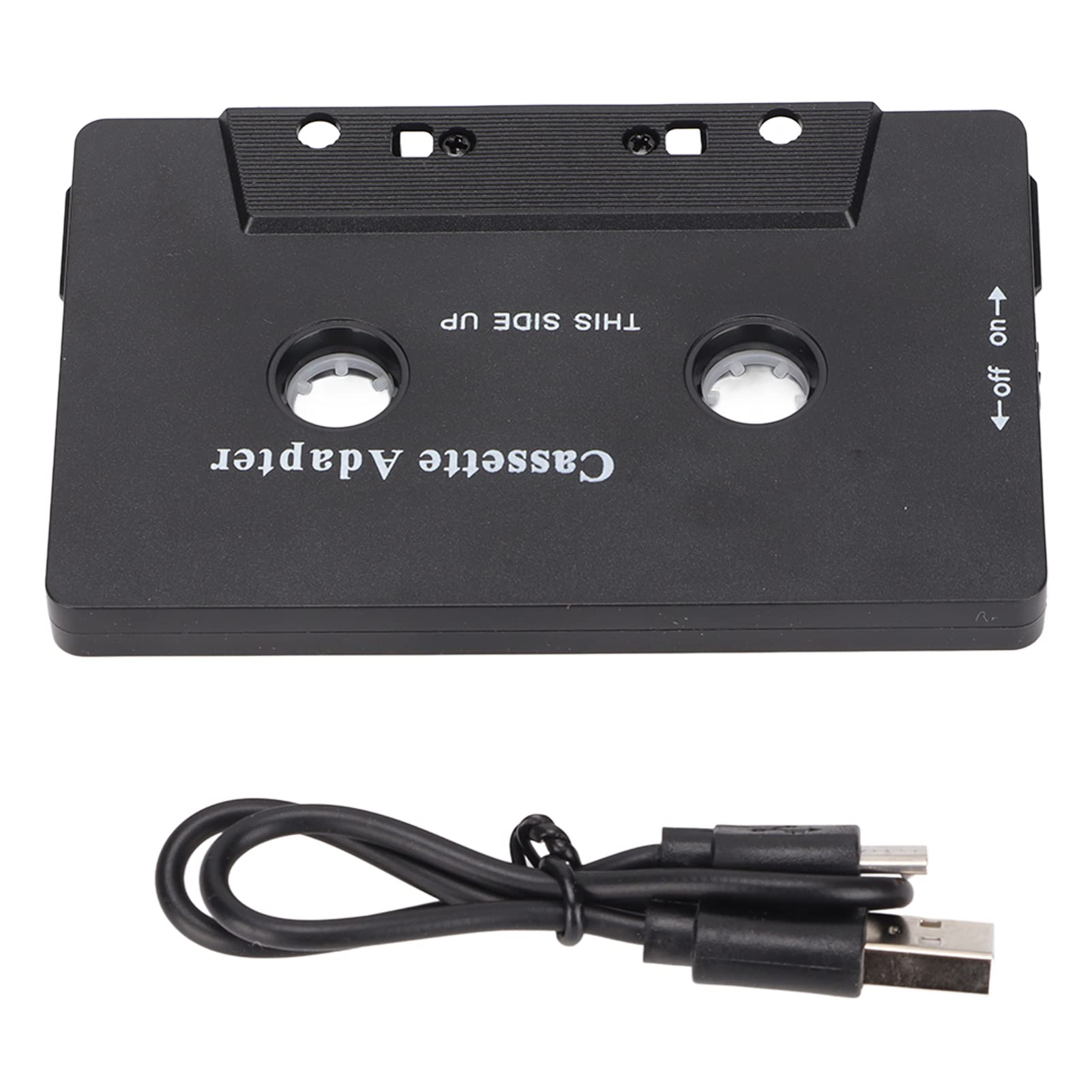 Noise Reduction Cassette Adapter - Stereo Tape Aux Receiver for Car & Tablet | Multi-Function & Easy to Use | Perfect for Music Streaming & Hands-Free Calling in Older Vehicles