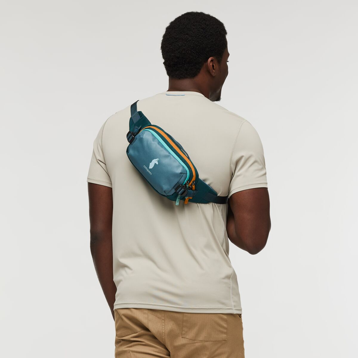 Cotopaxi Allpa X 1.5L Hip Pack - Waterproof Waist Bag for Travel & Hiking - Blue Spruce/Abyss - Compact Fanny Pack for Outdoor Adventures, Running & Daily Use