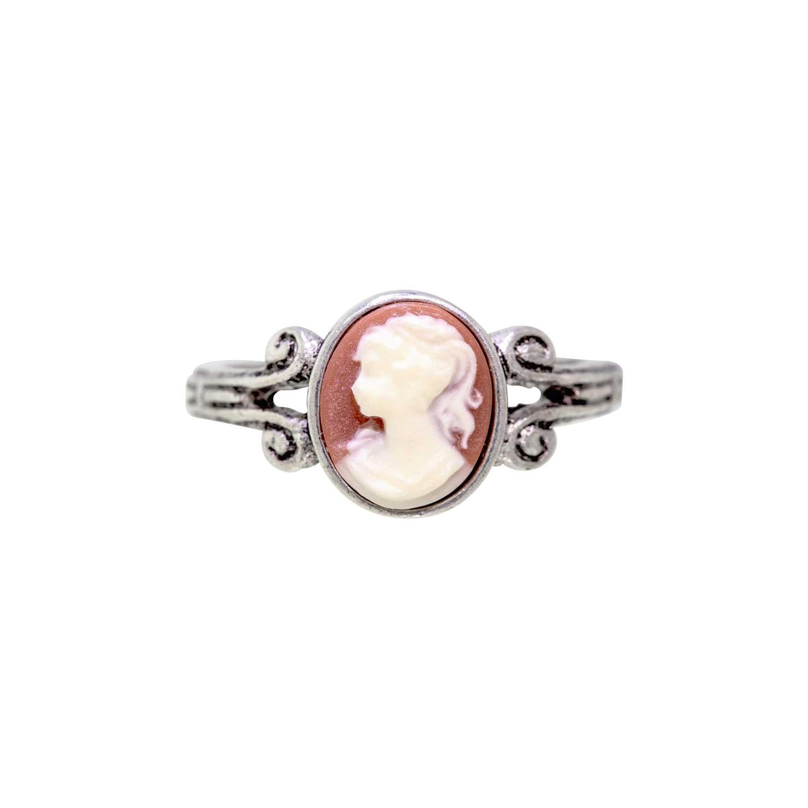 1928 Vintage Oval Carnelian Cameo Ring - Size 7 - Handcrafted Antique Jewelry for Women - Perfect for Weddings, Anniversaries & Special Occasions