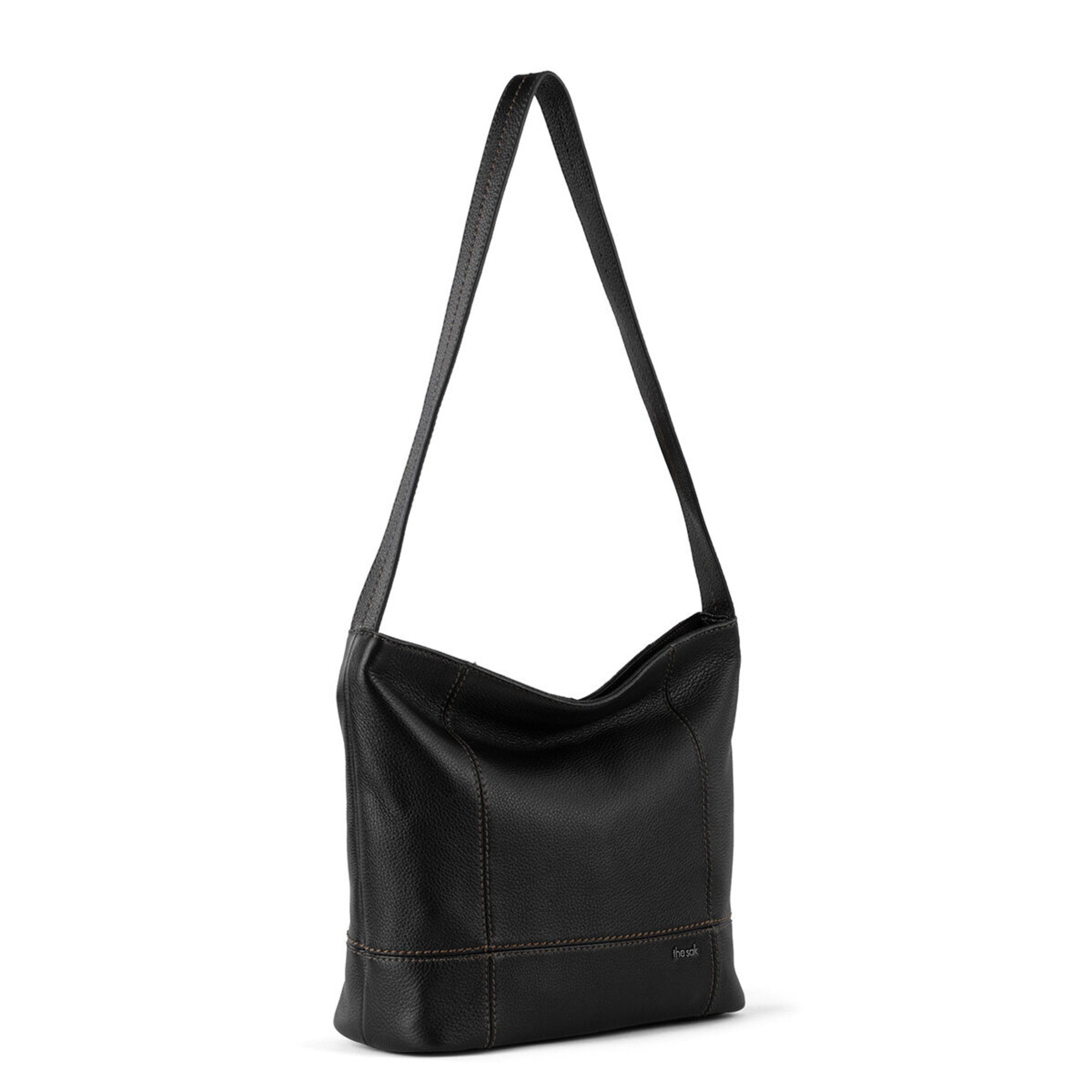 De Young Genuine Leather Hobo Handbag - Stylish Black Shoulder Bag for Women | Perfect for Work, Travel & Everyday Use