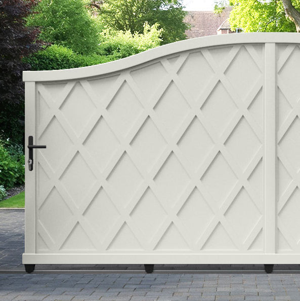 Ashfield Aluminum Sliding Driveway Gate - Heavy Duty & Secure for Residential & Commercial Use - Perfect for Driveways, Gardens & Property Entrances