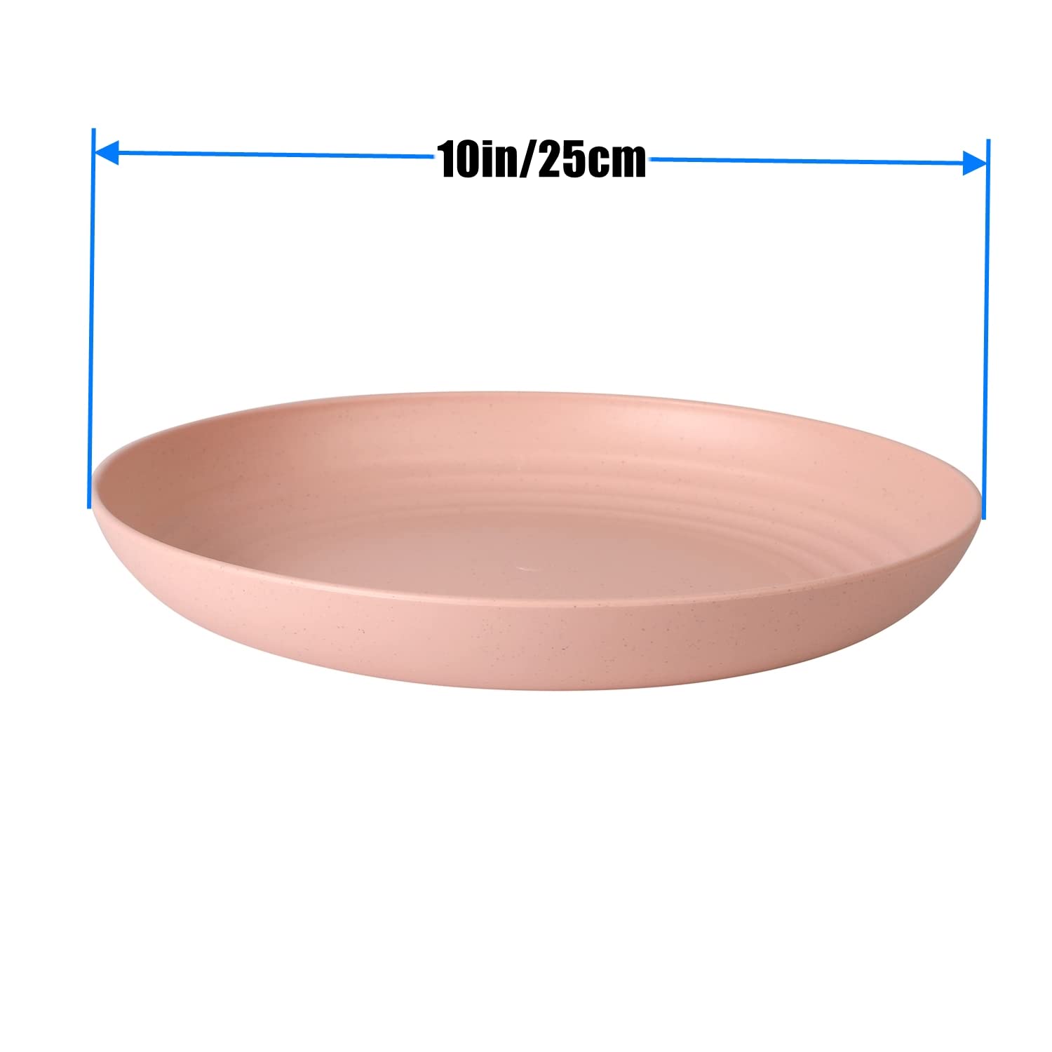 Eco-Friendly Wheat Straw Plates Set - 10