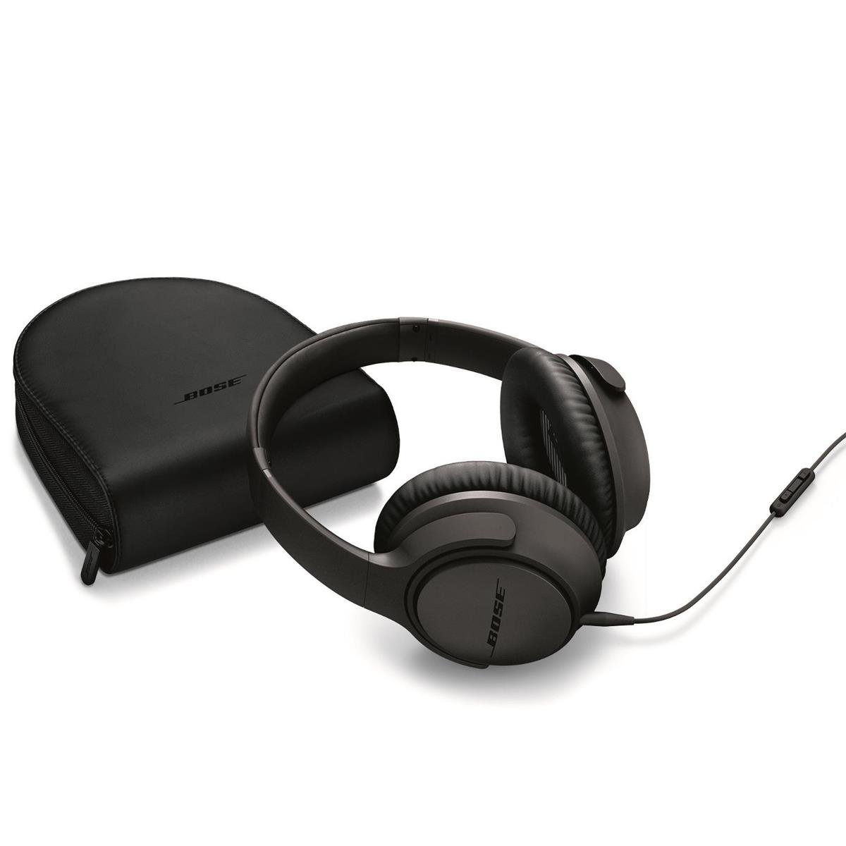 Bose SoundTrue Around-Ear Headphones II - Wireless Bluetooth Headset for Samsung & Android Devices, Noise Cancelling Over-Ear Headphones with Mic (Charcoal) - Perfect for Travel, Work & Music Lovers