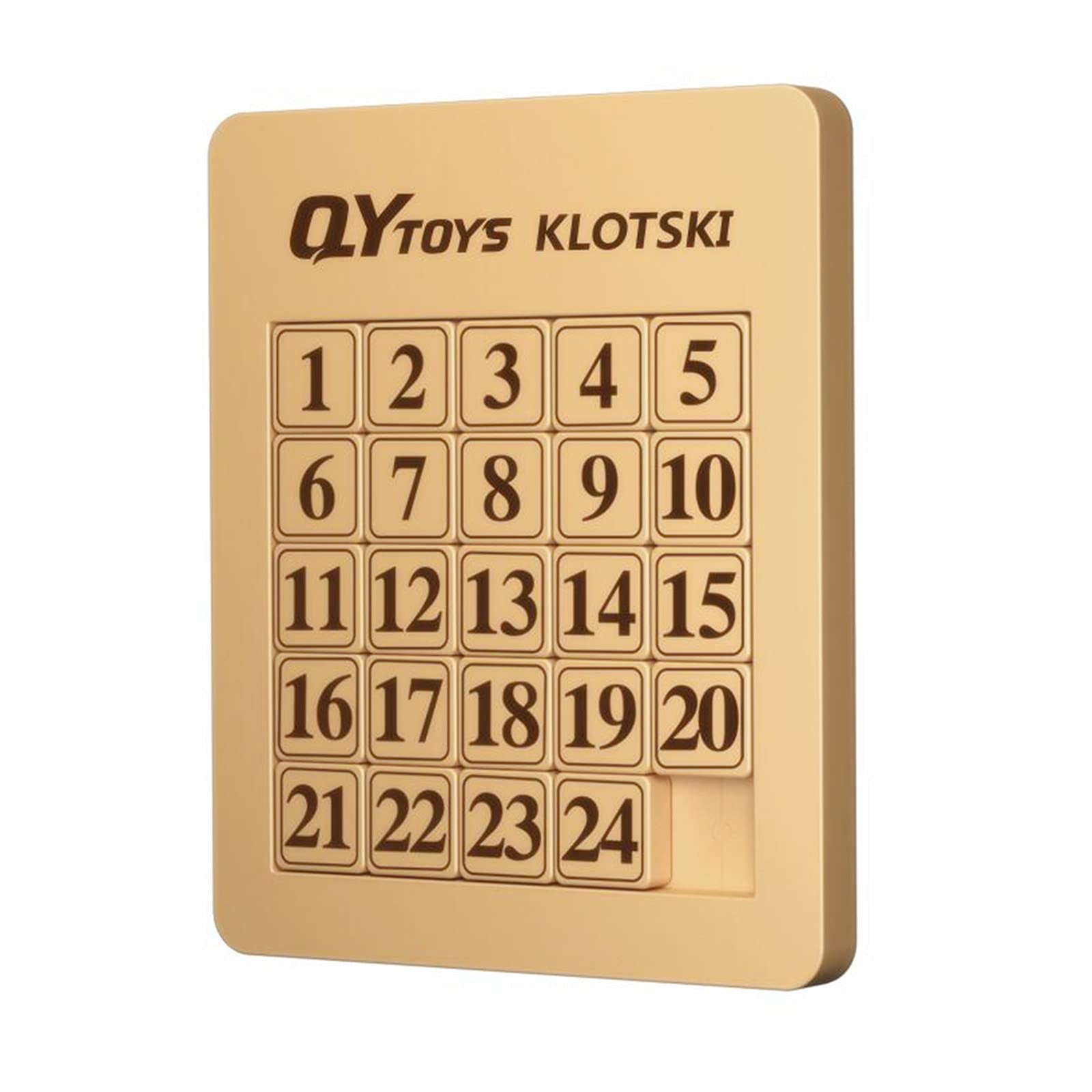 Cuberspeed 24 Klotski Puzzle - Magnetic Slide Number Puzzle Game, Brain Teaser Toy for Kids & Adults - Perfect for Family Game Night, Classroom Activities & Travel Entertainment