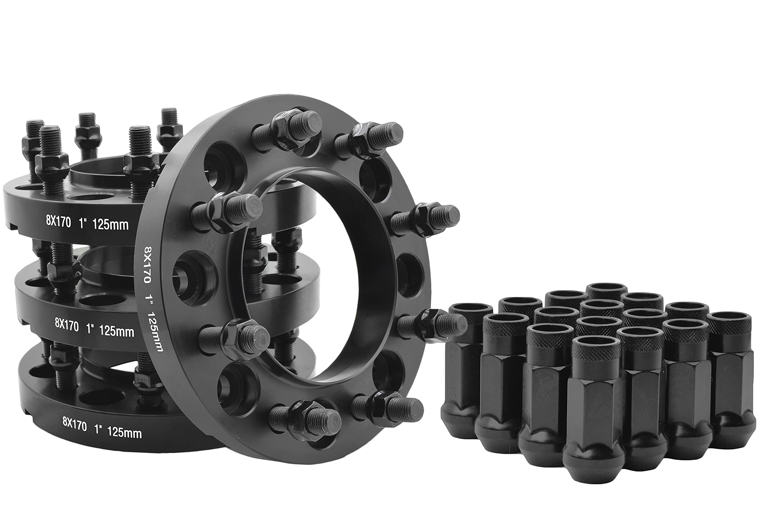 4-Piece Hub Centric Wheel Adapters Spacers | 8x170mm | 1