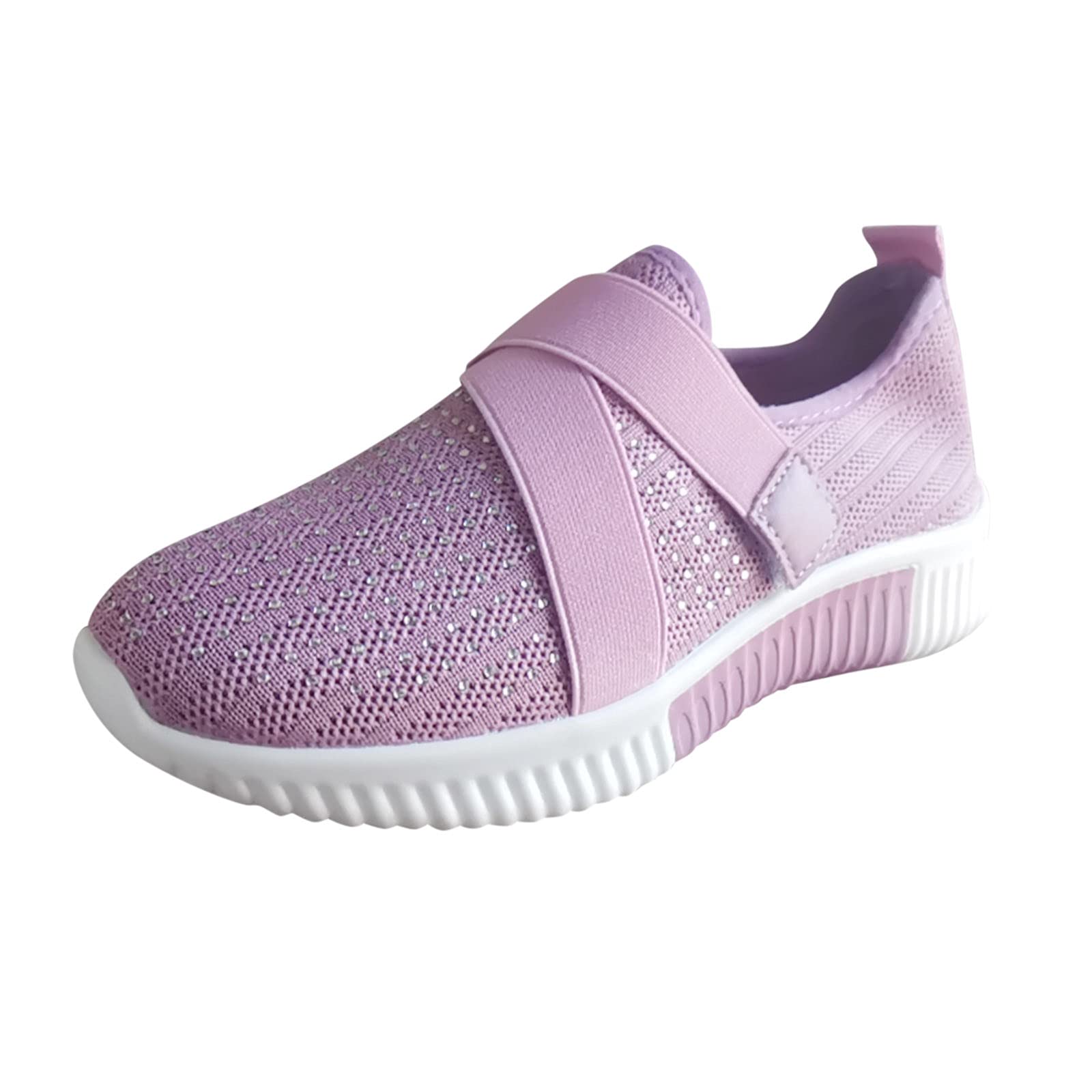 Women's Breathable Mesh Fashion Sneakers - Lace-Up Loafers for Casual Wear | Comfortable Air Cushion Low-Top Shoes for Walking, Running & Daily Use