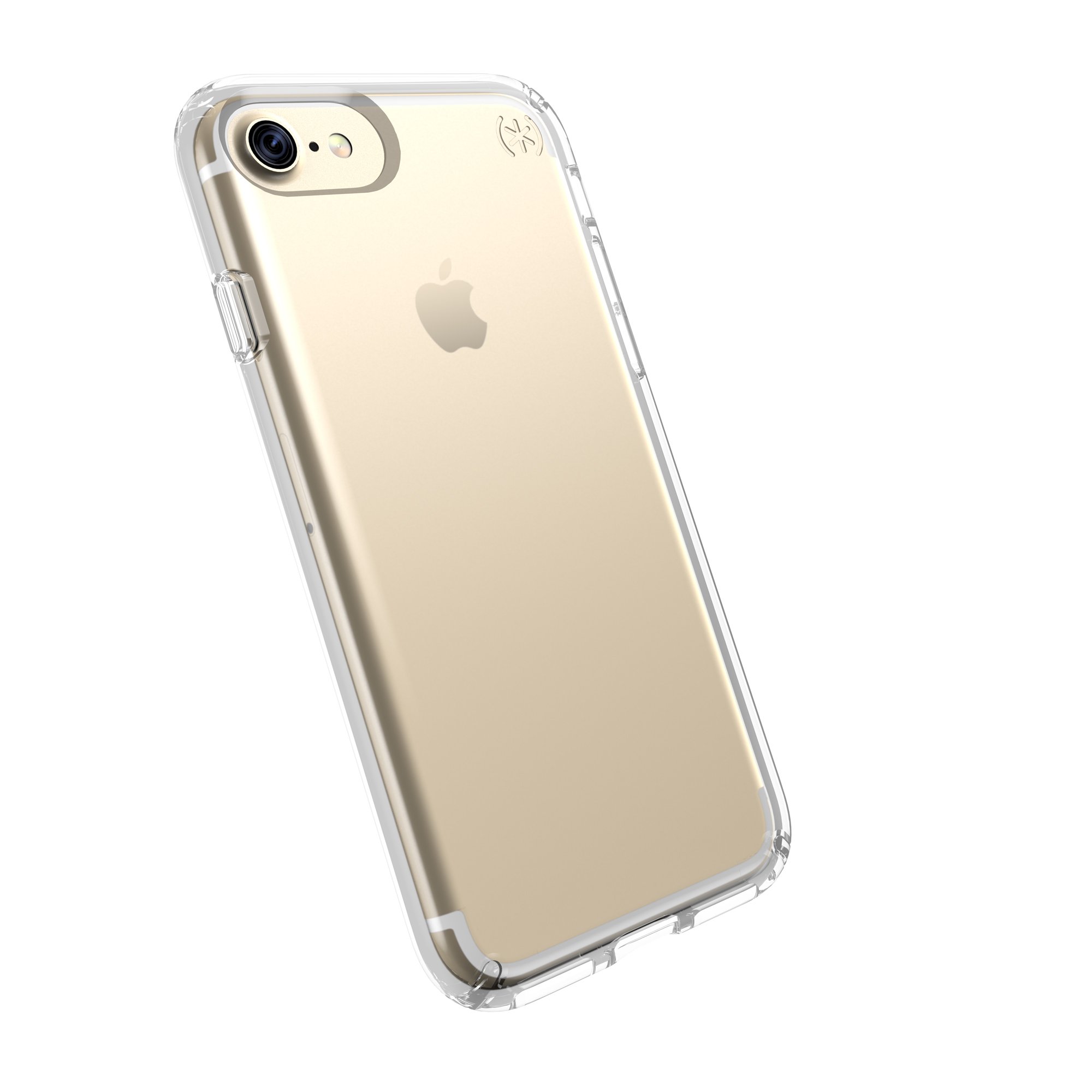 Speck Presidio Clear Protective Case for iPhone 7/6S/6 - Slim Shockproof Phone Cover with Patented Design | Perfect for Everyday Use, Work & Travel Protection