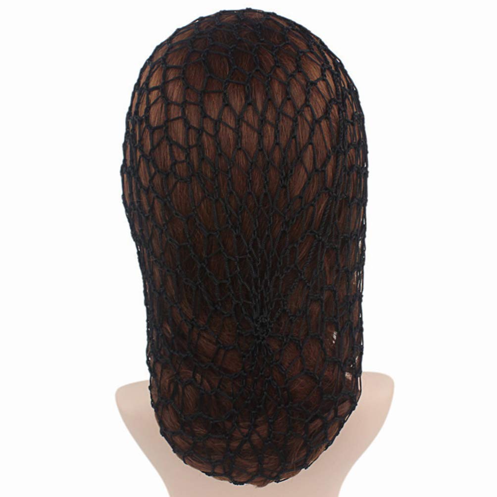 Minkissy Crochet Hair Net Snood - 2pcs for Women & Girls, Sleep & Bun Cover