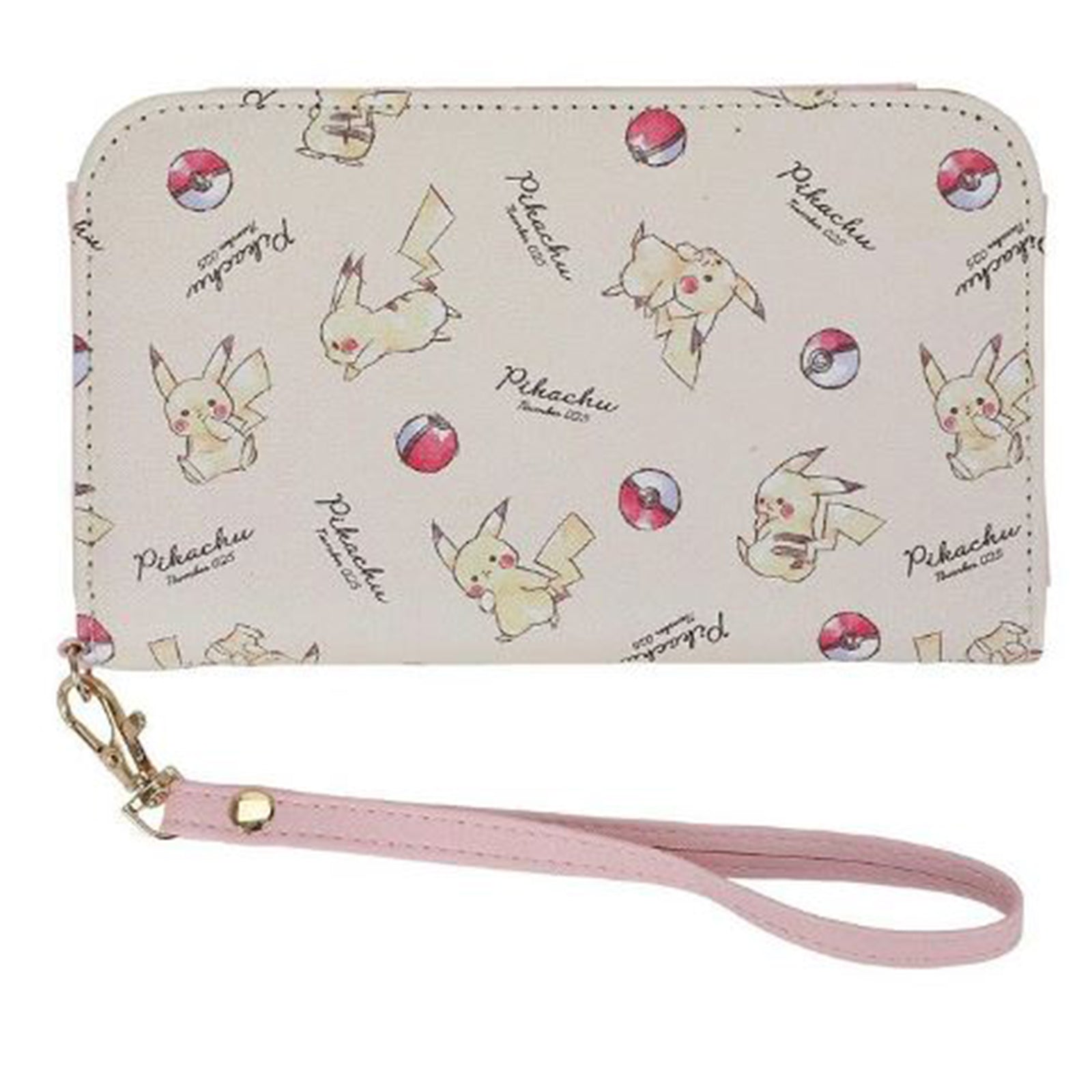 Bioworld Pokemon Pikachu All Over Print Metal Badge Envelope Wallet - Cute Pikachu Design Credit Card Holder for Collectors & Fans - Perfect for Cosplay, Conventions & Gift Giving