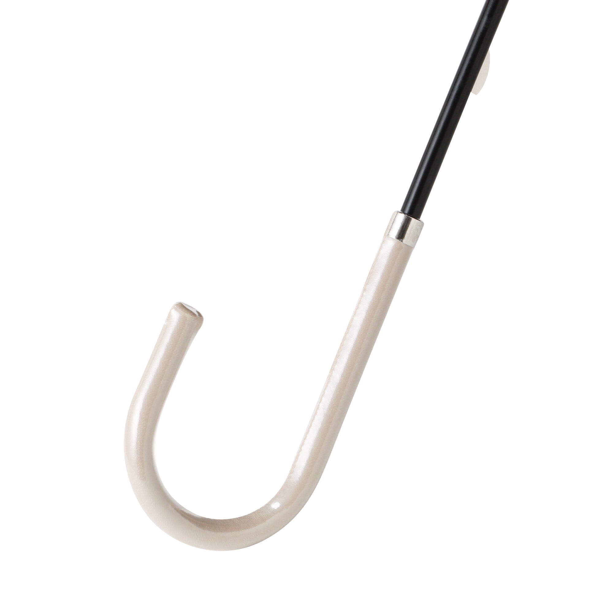 Bicolor Piping Long Umbrella 58cm White - UV Protection & Waterproof for Sunny and Rainy Days - Perfect for Outdoor Activities, Beach, Hiking and Daily Commute