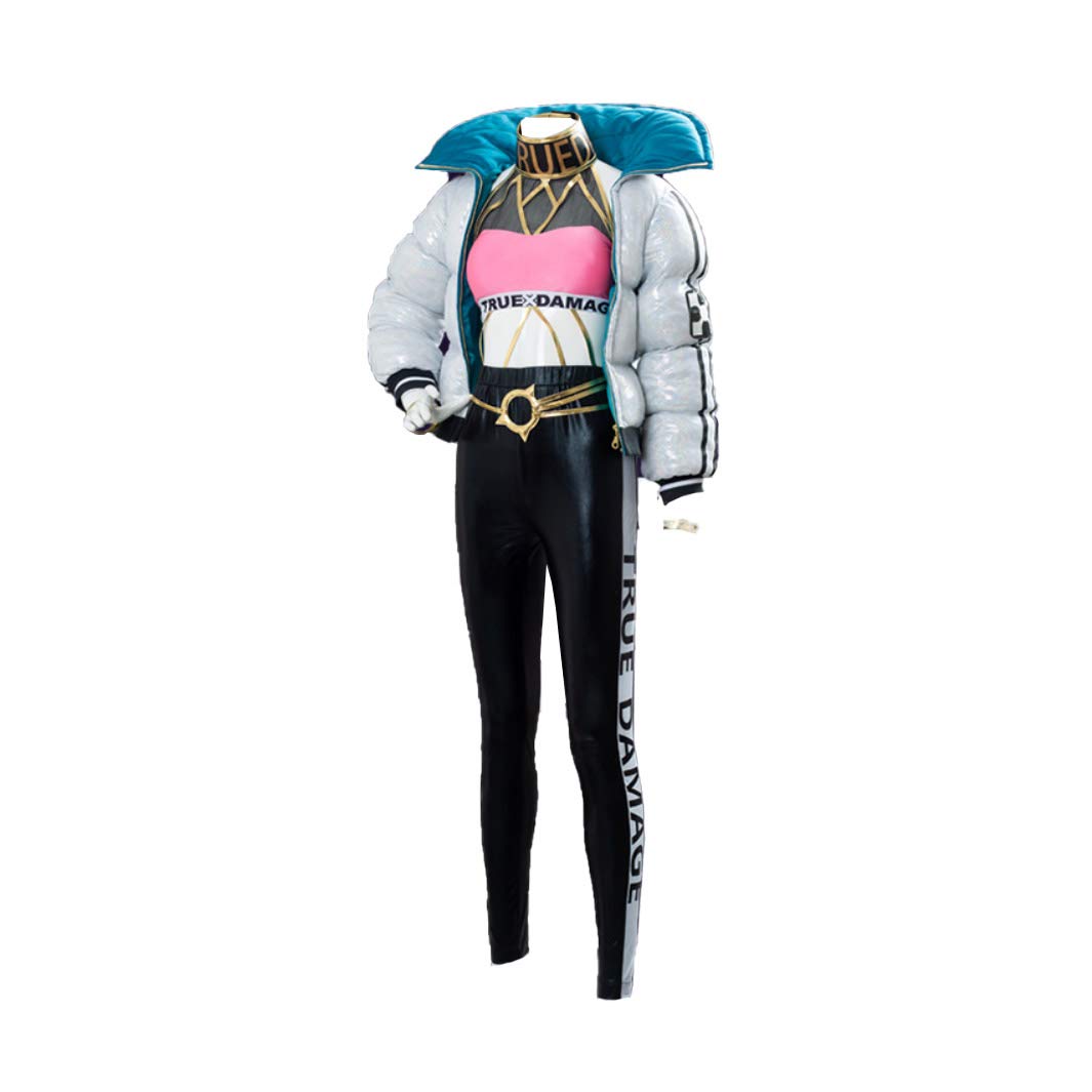 Anime Qiyana Cosplay Costume Jacket Outfit Full Set - League of Legends LOL Character Cosplay Costume for Halloween, Comic Con & Cosplay Events