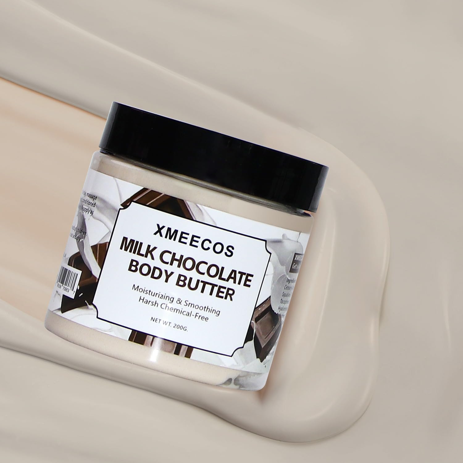 Luxury Body Butter for Dry Skin - Deep Moisturizing & Smoothing Cream - Cruelty-Free & Gentle Formula - Sweet Milk Chocolate Scent - Unisex Skincare for Men & Women - Perfect for Daily Hydration & Relaxation After Shower/Bath