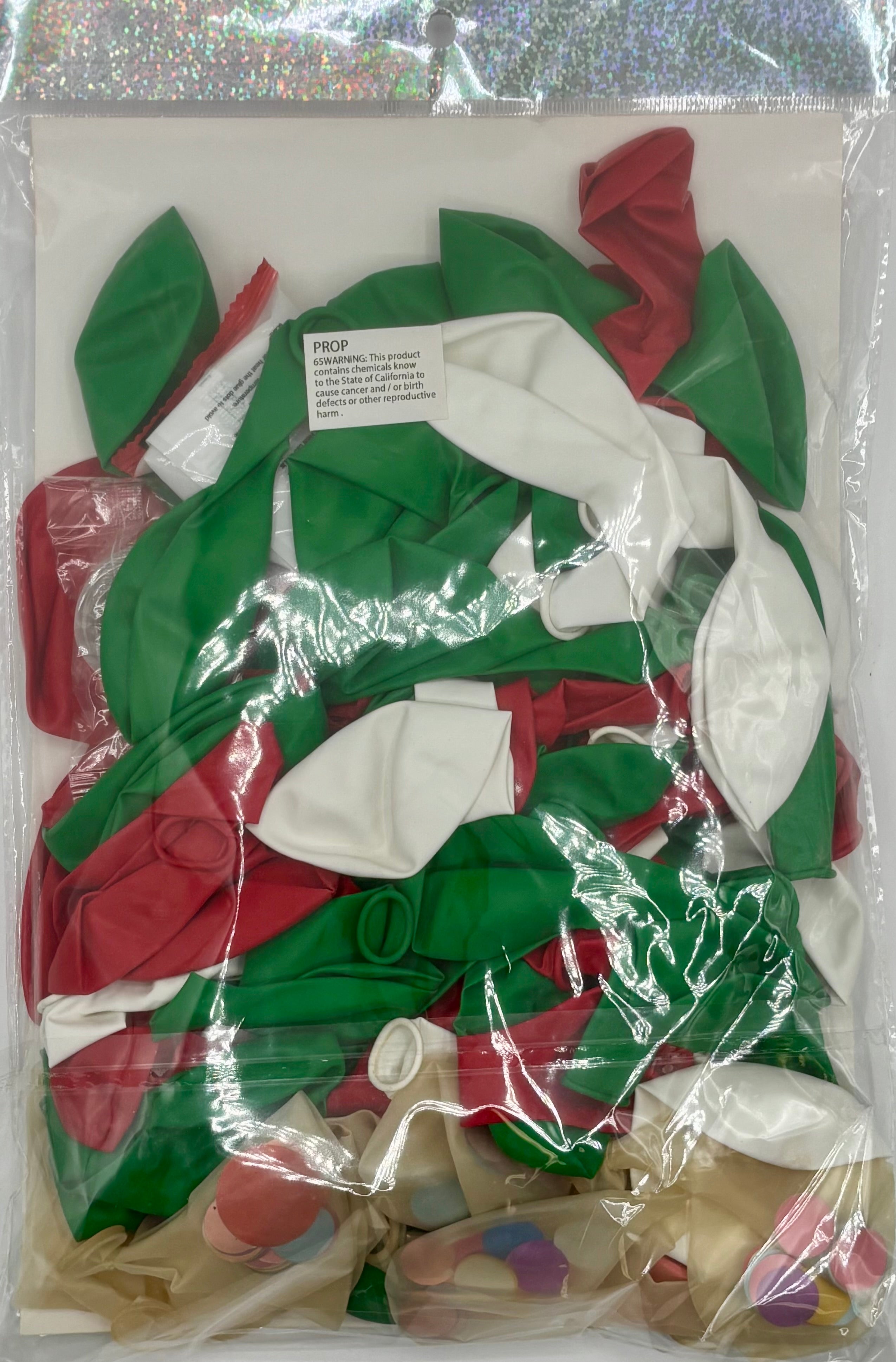 Red White & Green Balloon Garland Kit - 1 Count | Perfect for Christmas, Birthday & Party Decorations